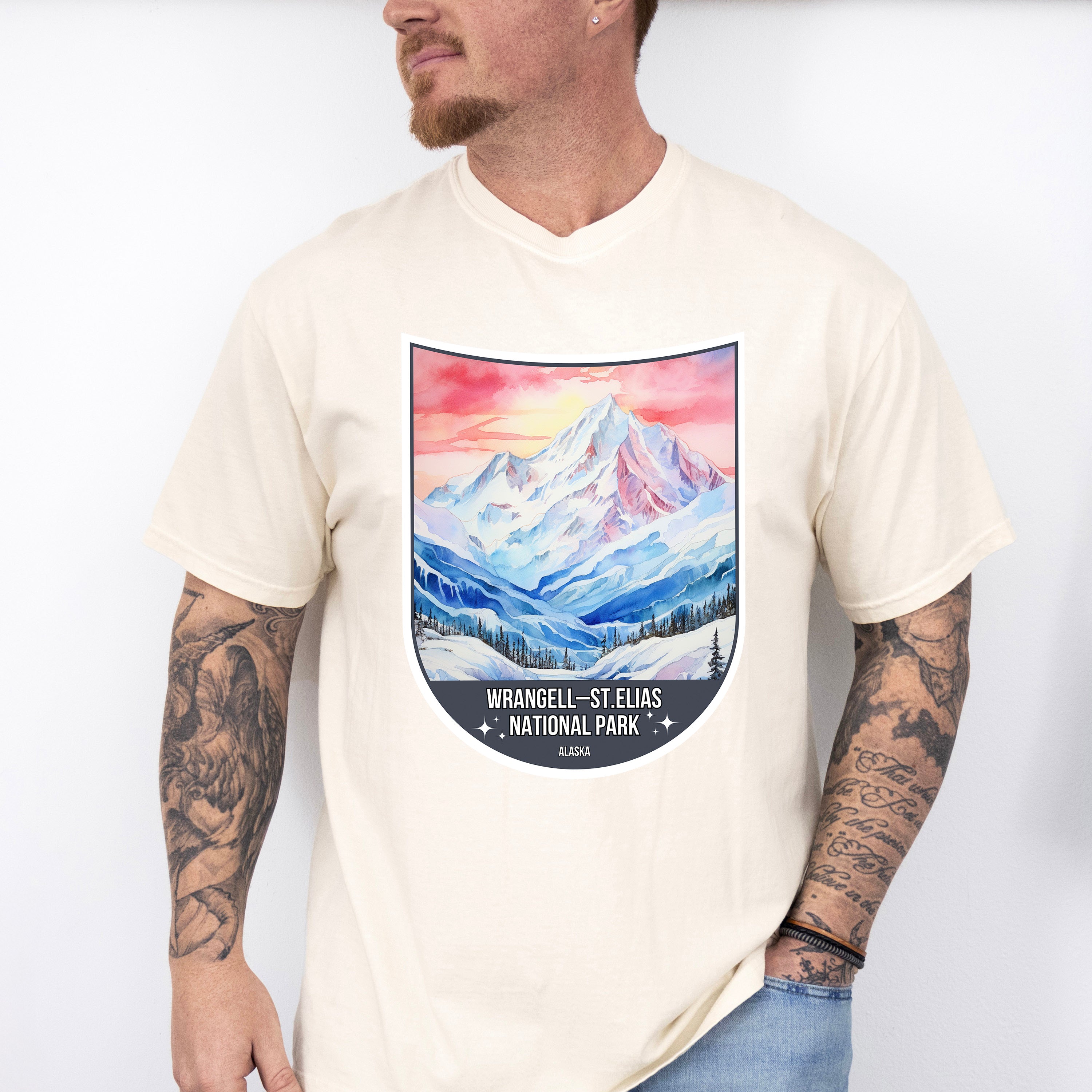 Wrangell St. Elias National Park Alaska - National Parks Unisex Crewneck T-Shirt Sweatshirt Hoodie