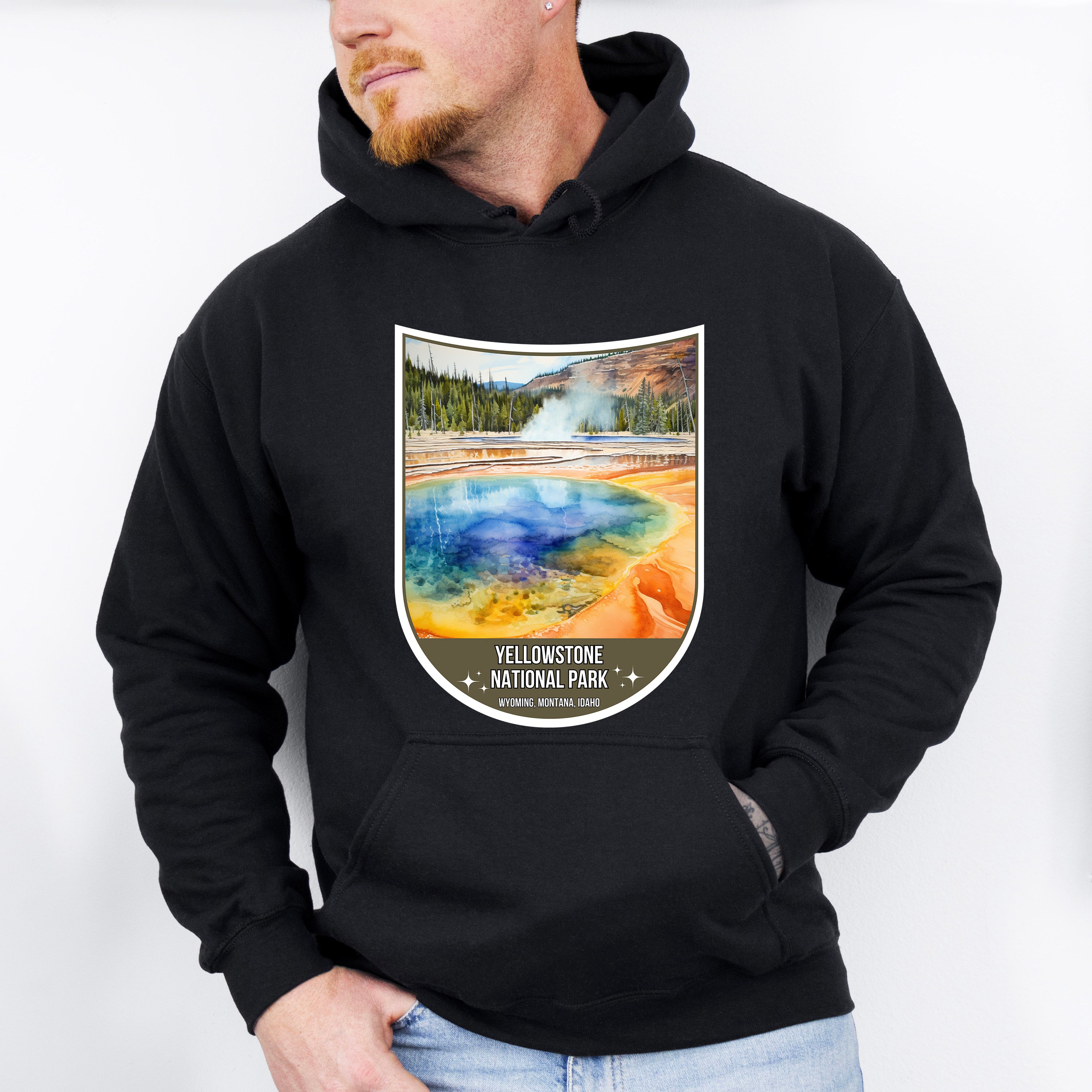 Yellowstone National Park Wyoming, Montana, Idaho - National Parks Unisex Crewneck T-Shirt Sweatshirt Hoodie