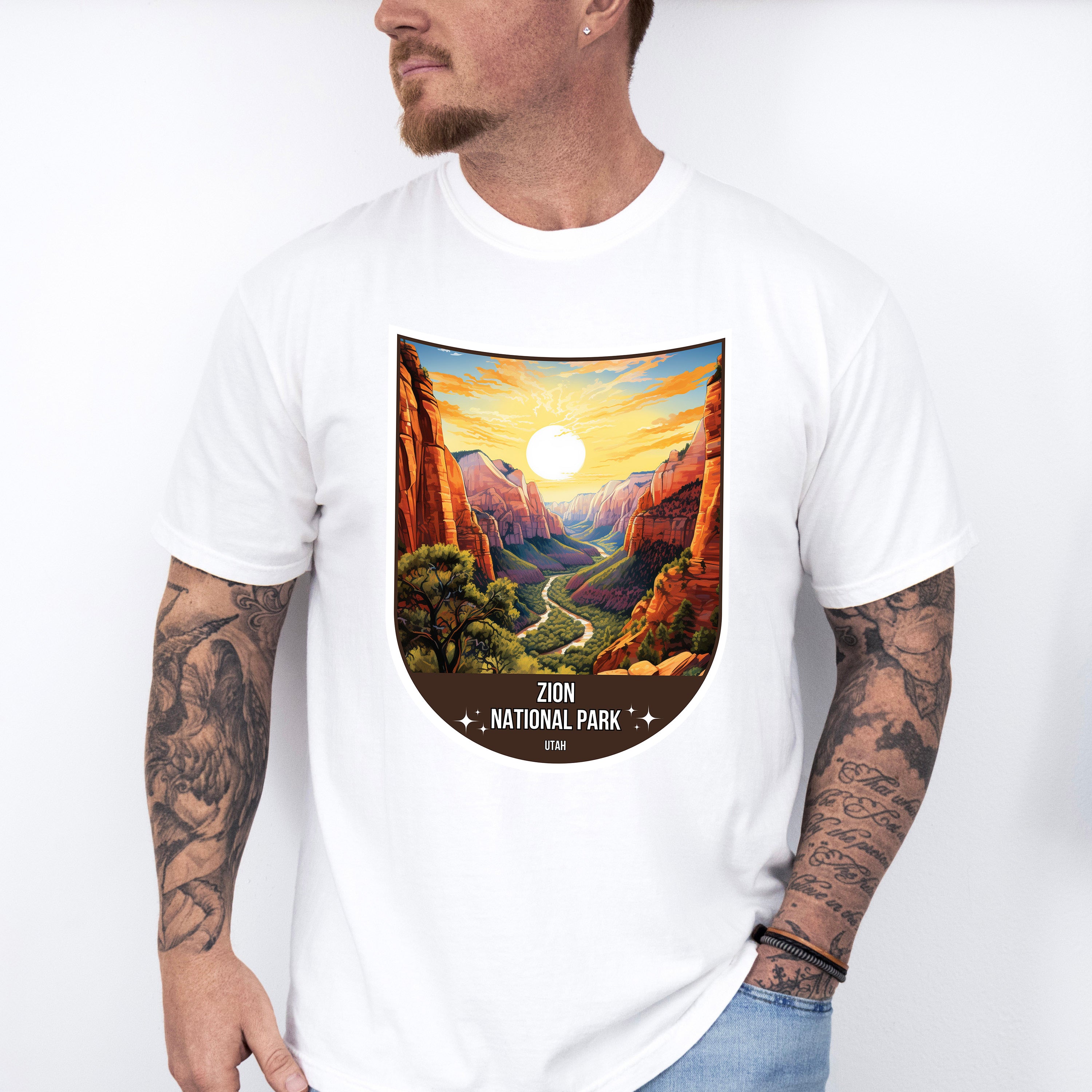 Zion National Park Utah - National Parks Unisex Crewneck T-Shirt Sweatshirt Hoodie