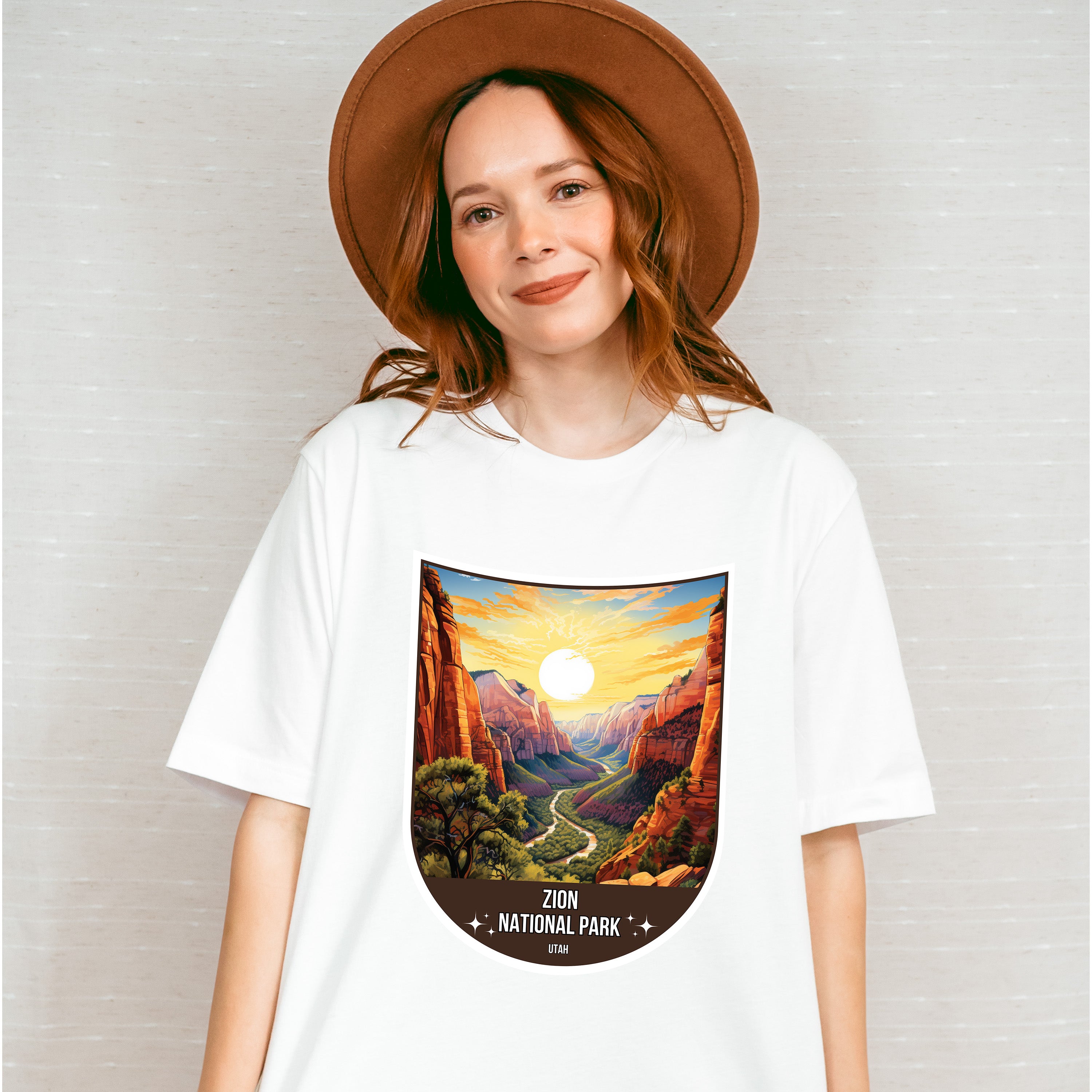 Zion National Park Utah - National Parks Unisex Crewneck T-Shirt Sweatshirt Hoodie