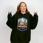 Illinois Springfield - States & Cities Unisex Crewneck T-Shirt Sweatshirt Hoodie
