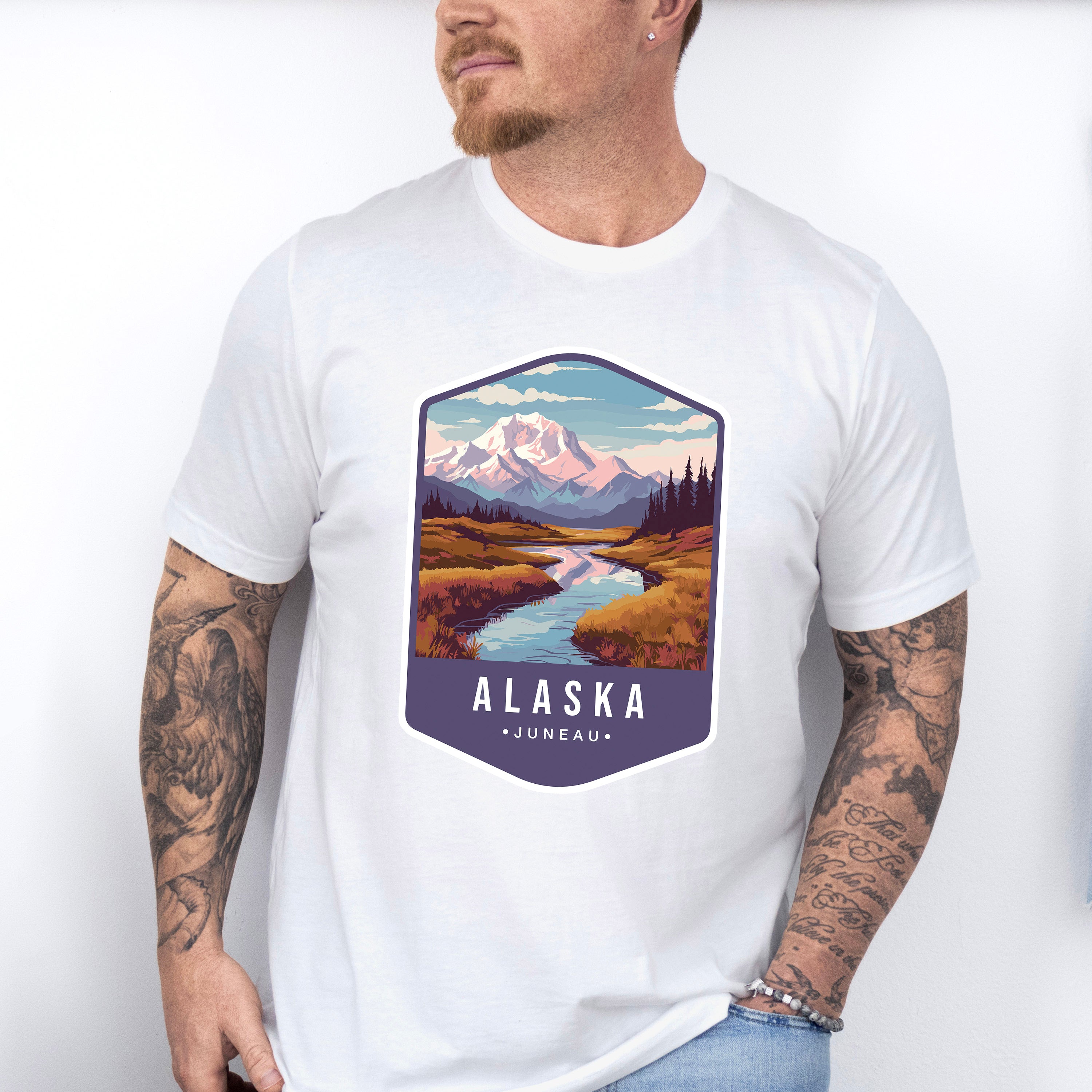 Alaska Juneau - States &amp; Cities Unisex Crewneck T-Shirt Sweatshirt Hoodie
