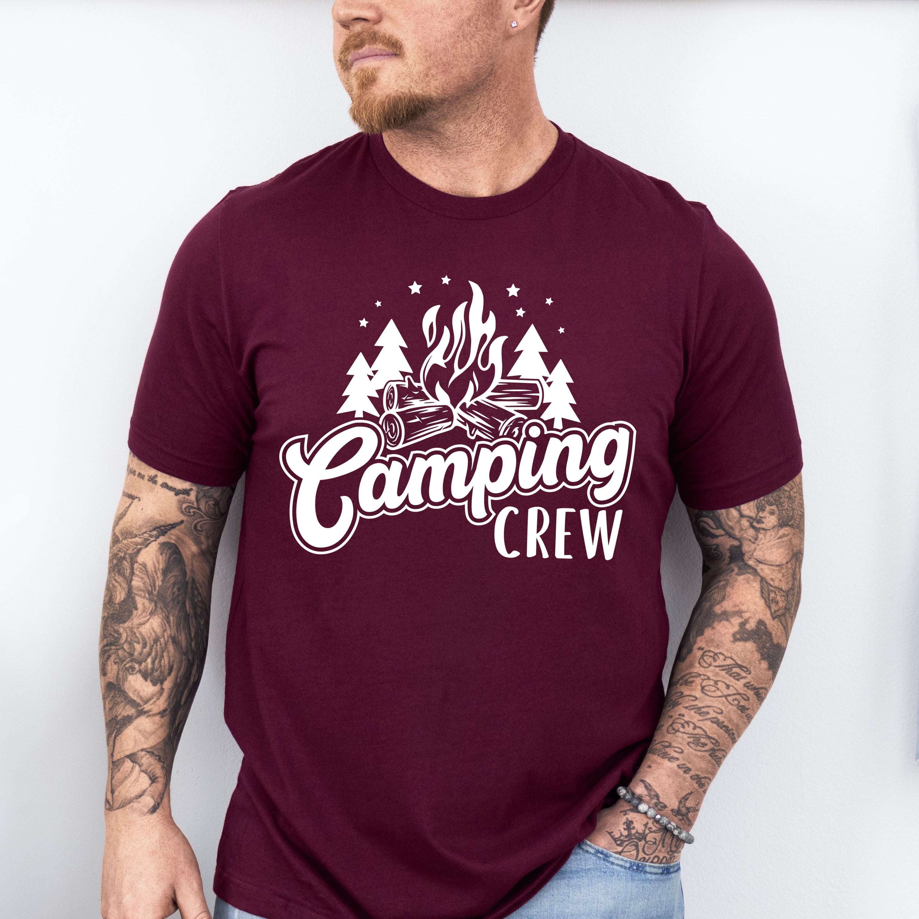 Camping Crew Design - Camping Unisex Crewneck T-Shirt Sweatshirt Hoodie