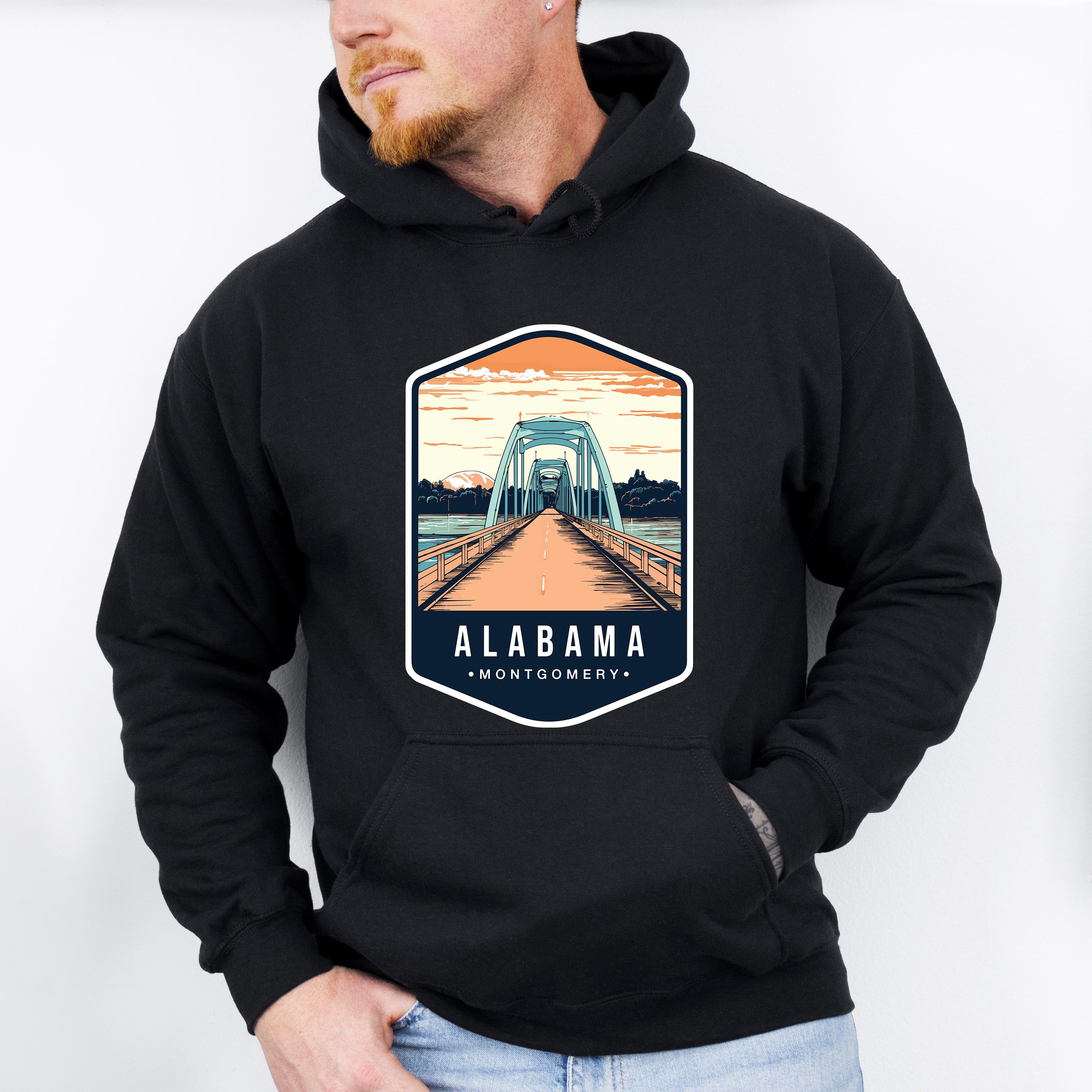 Alabama Montgomery - States &amp; Cities Unisex Crewneck T-Shirt Sweatshirt Hoodie