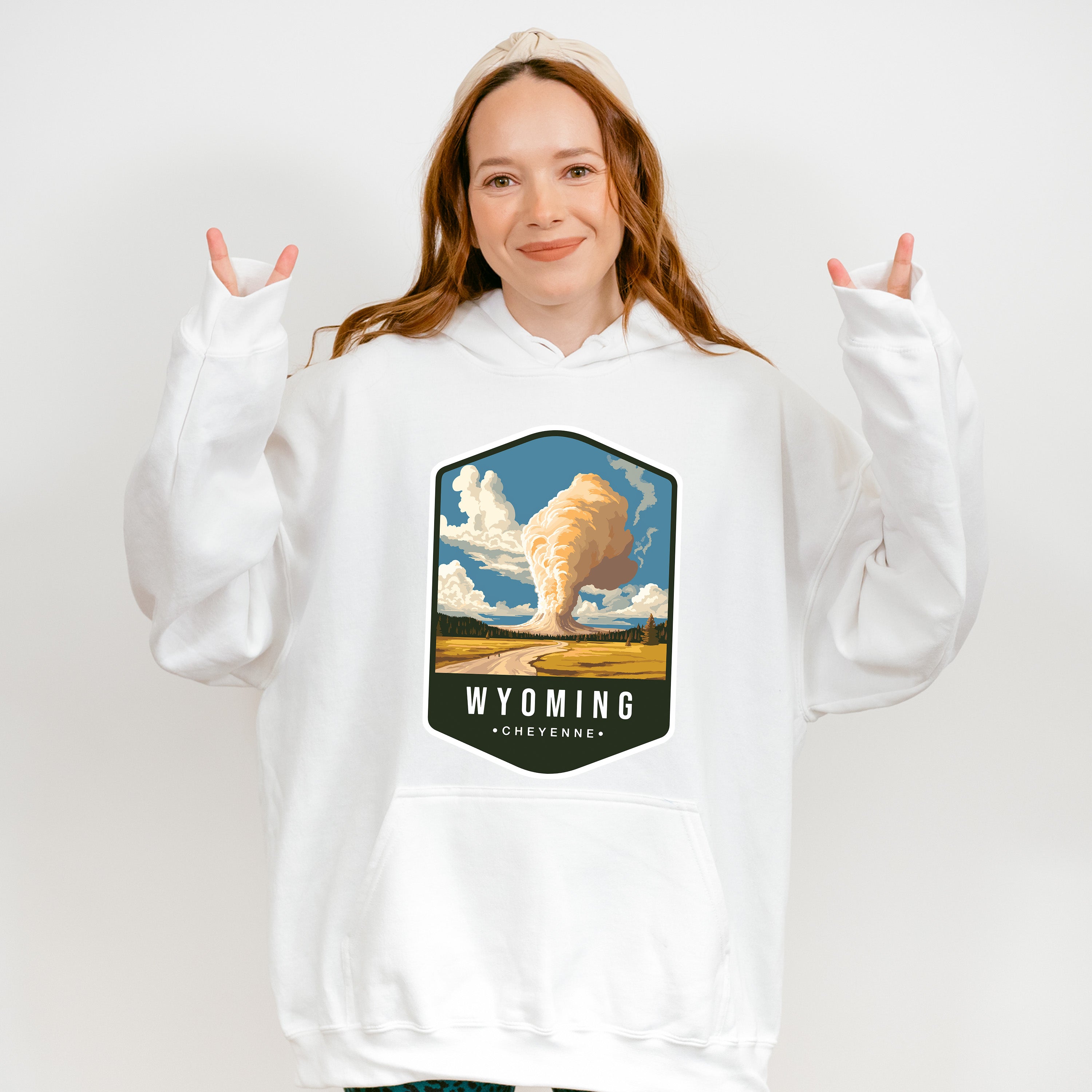 Wyoming Cheyenne - States &amp; Cities Unisex Crewneck T-Shirt Sweatshirt Hoodie