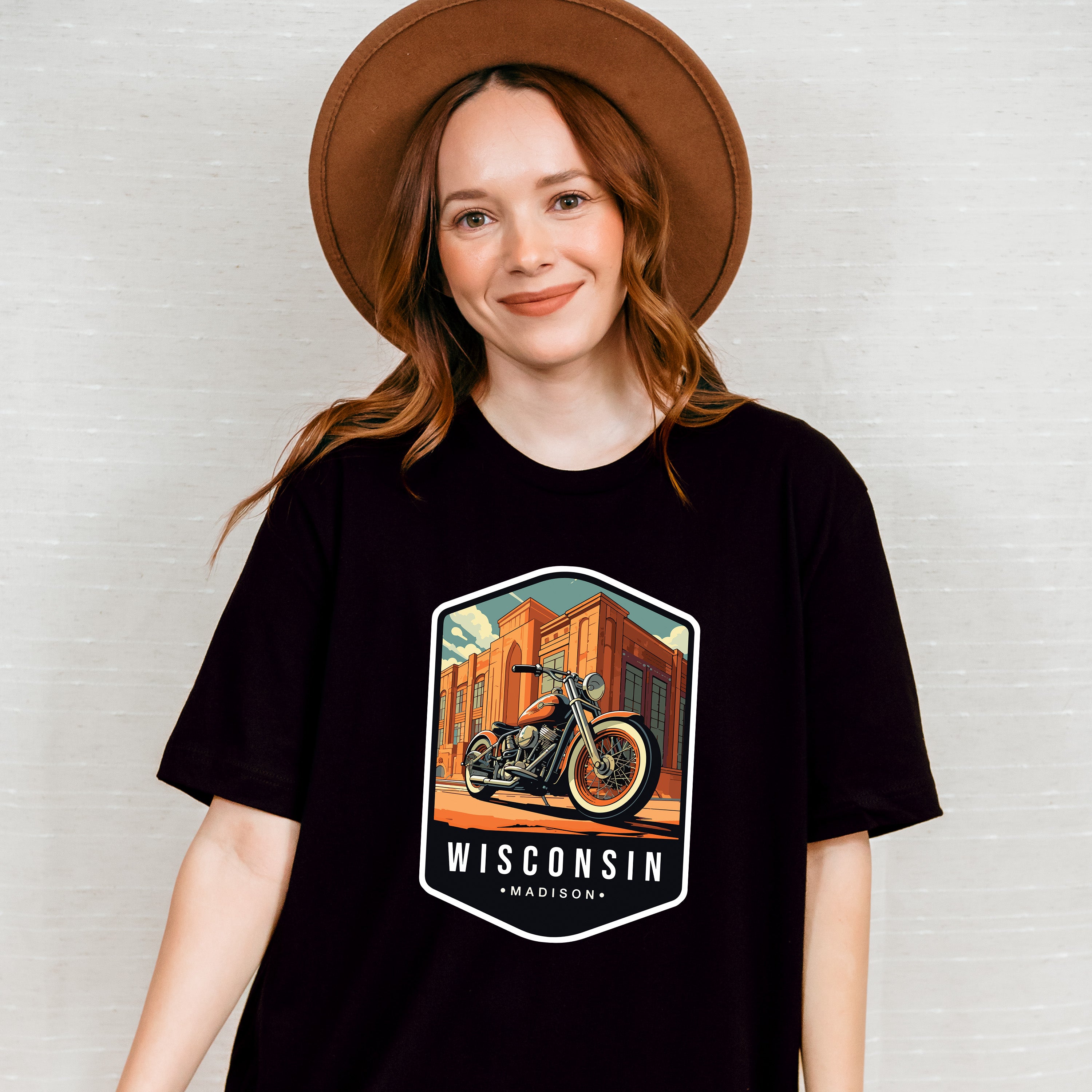 Wisconsin Madison - States &amp; Cities Unisex Crewneck T-Shirt Sweatshirt Hoodie