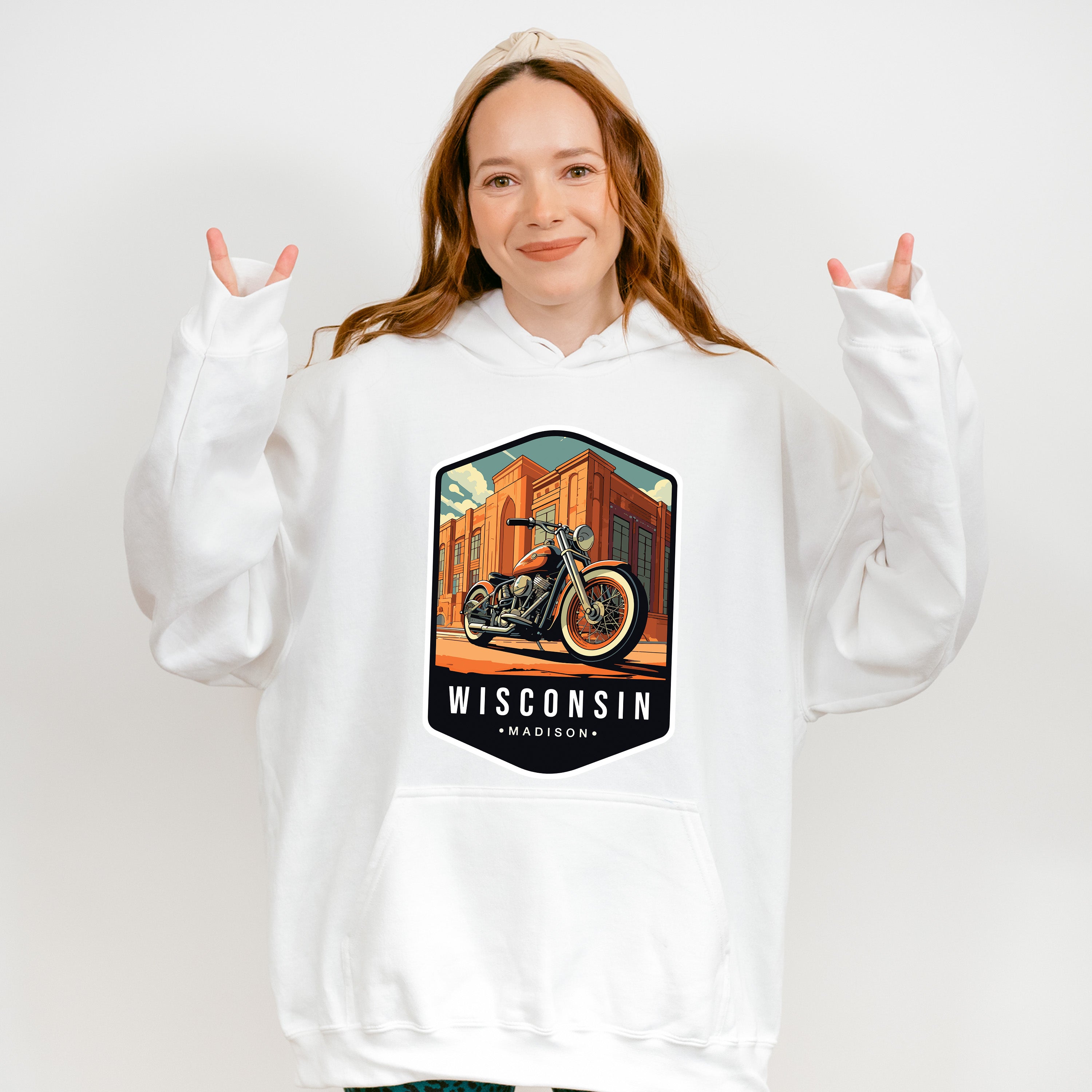 Wisconsin Madison - States &amp; Cities Unisex Crewneck T-Shirt Sweatshirt Hoodie