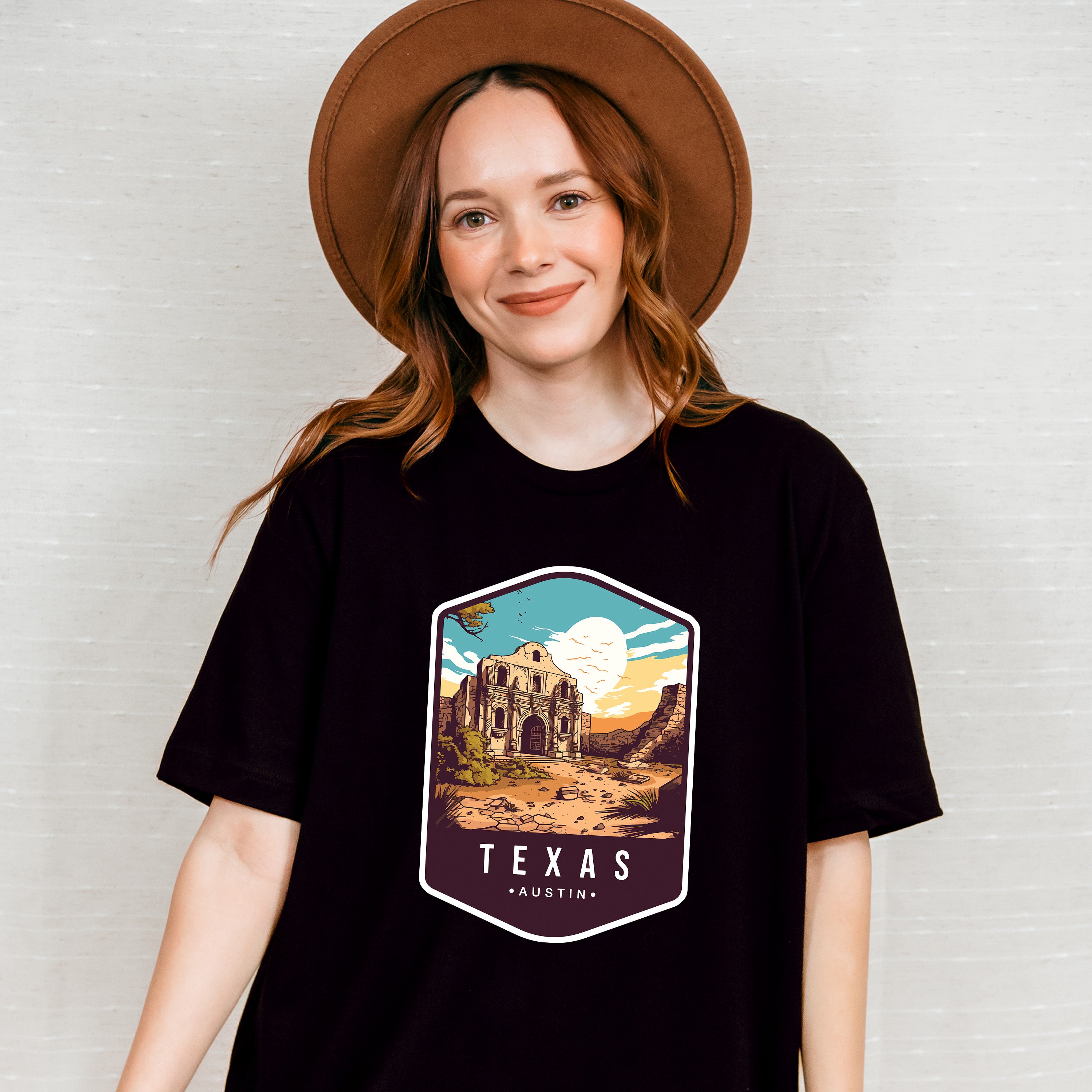 Texas Austin - States &amp; Cities Unisex Crewneck T-Shirt Sweatshirt Hoodie