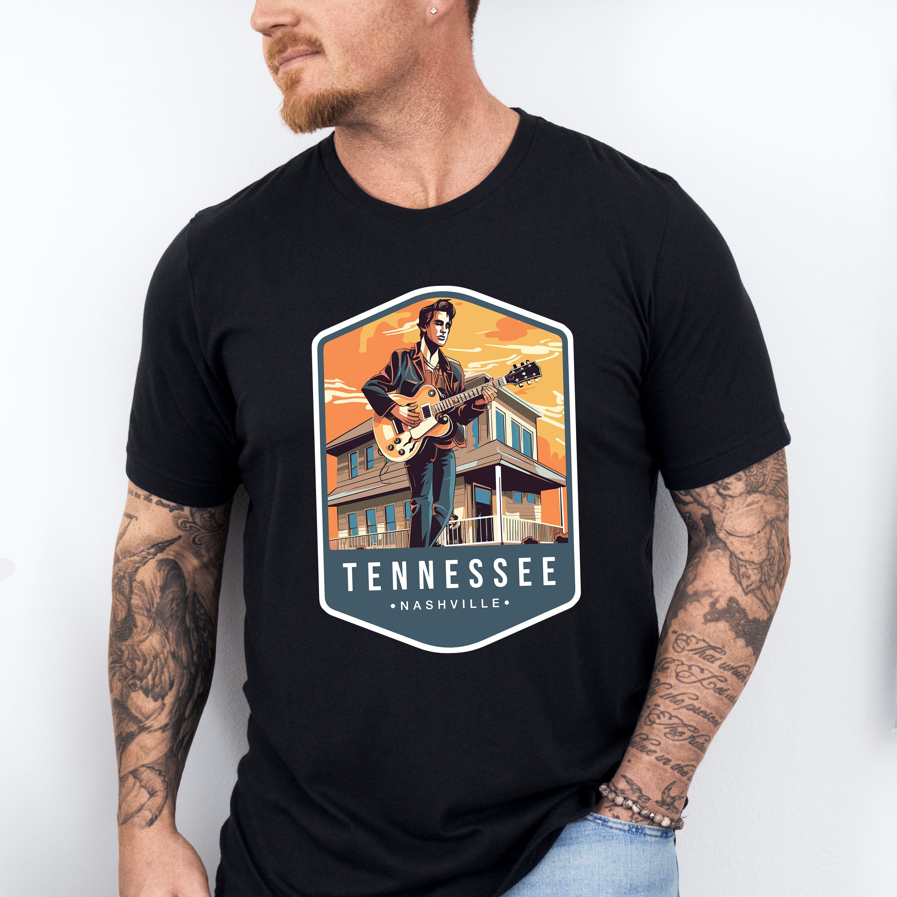 Tennessee Nashville - States &amp; Cities Unisex Crewneck T-Shirt Sweatshirt Hoodie
