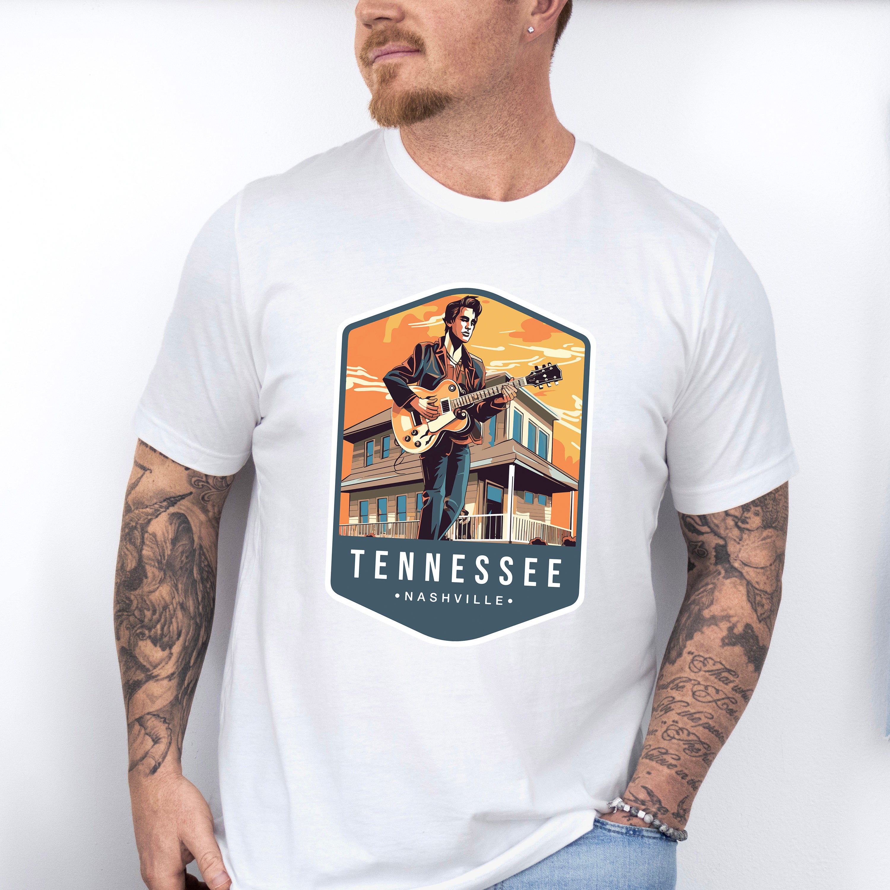 Tennessee Nashville - States &amp; Cities Unisex Crewneck T-Shirt Sweatshirt Hoodie