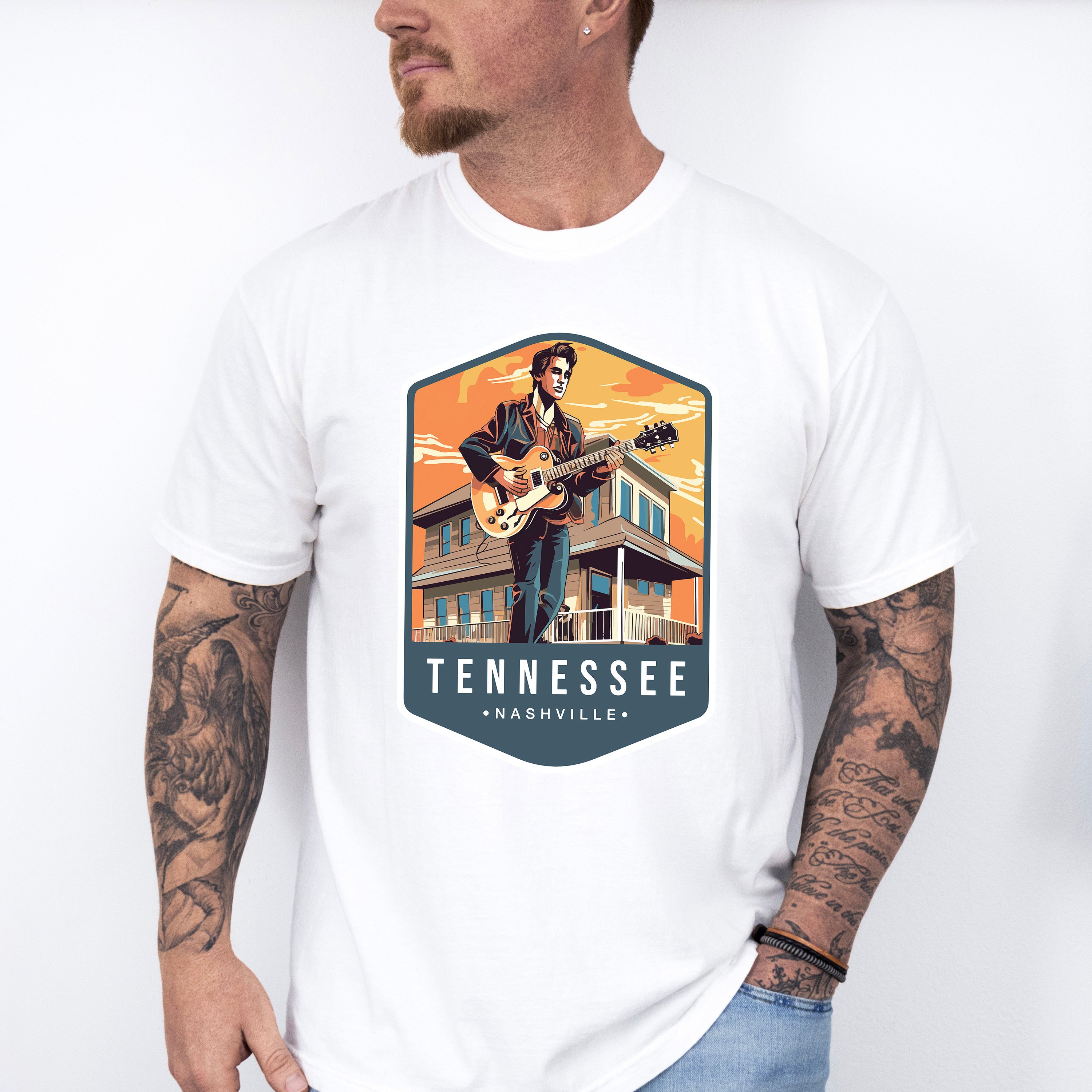 Tennessee Nashville - States &amp; Cities Unisex Crewneck T-Shirt Sweatshirt Hoodie
