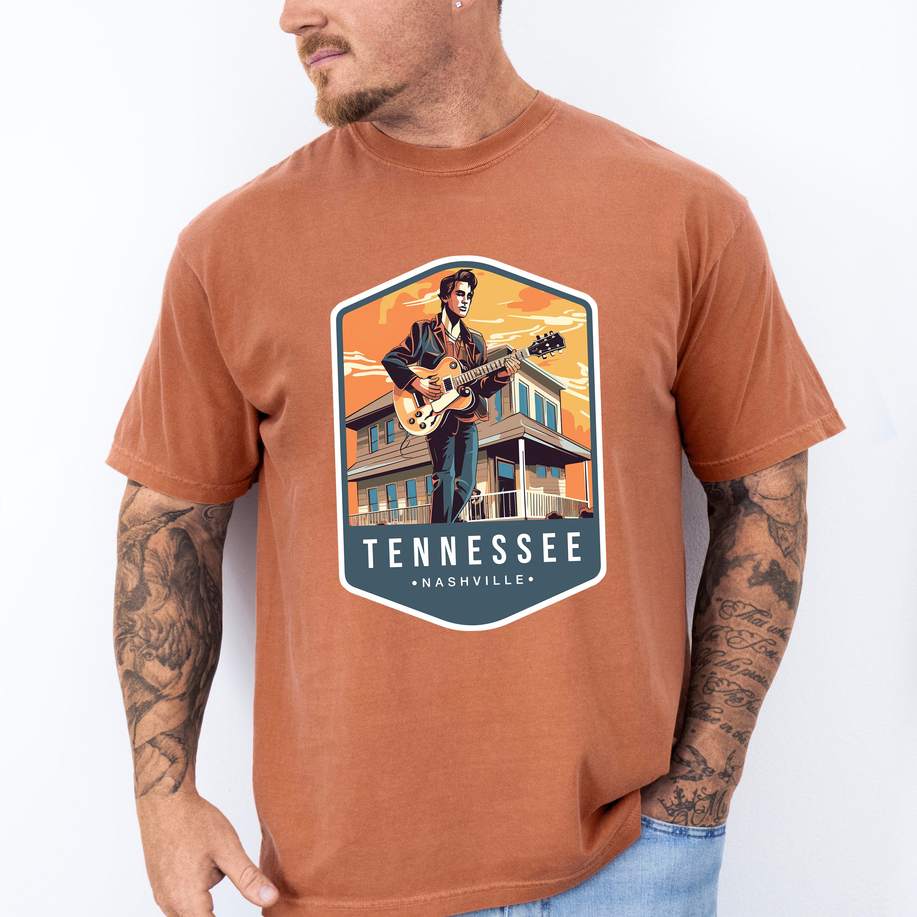 Tennessee Nashville - States &amp; Cities Unisex Crewneck T-Shirt Sweatshirt Hoodie
