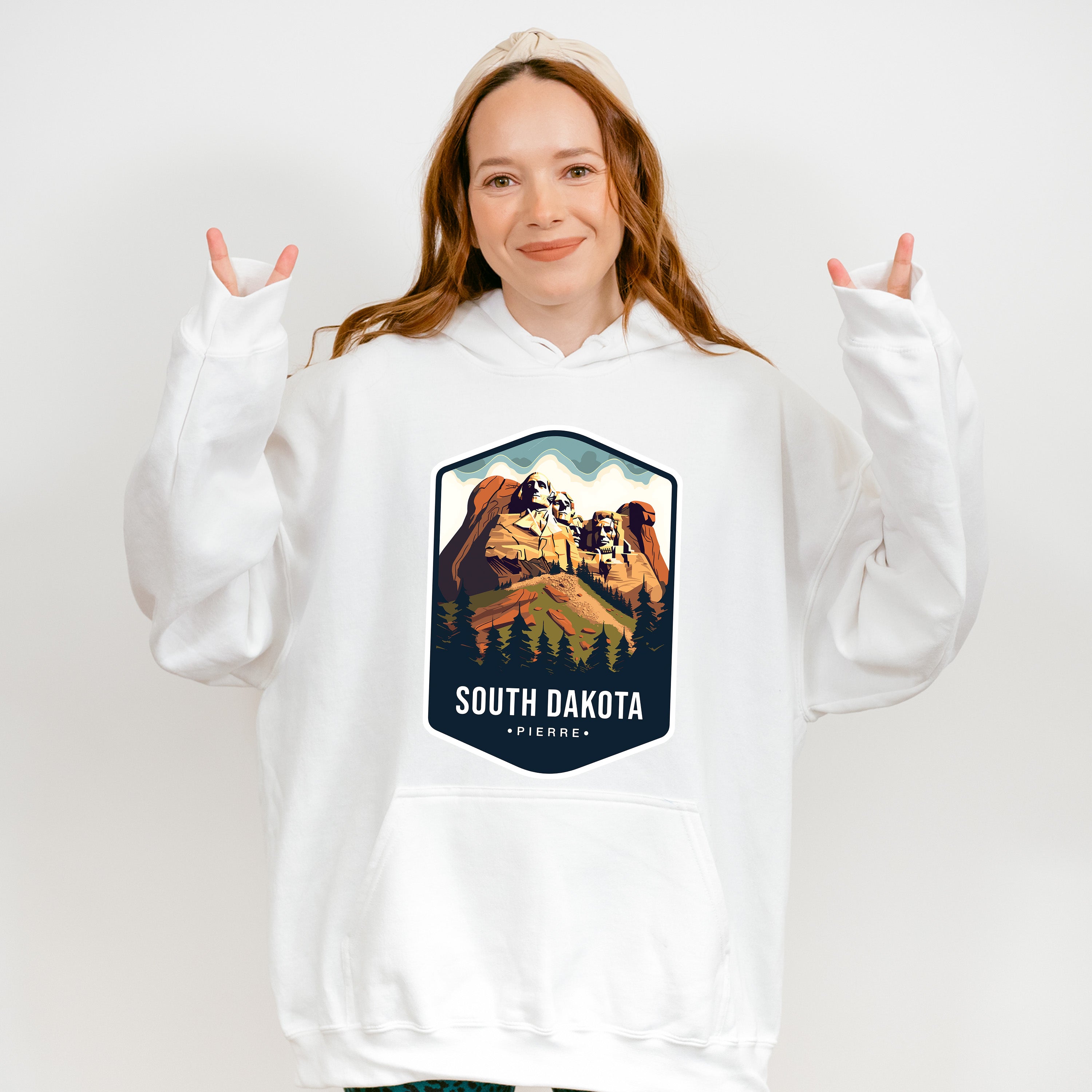 South Dakota Pierre - States &amp; Cities Unisex Crewneck T-Shirt Sweatshirt Hoodie
