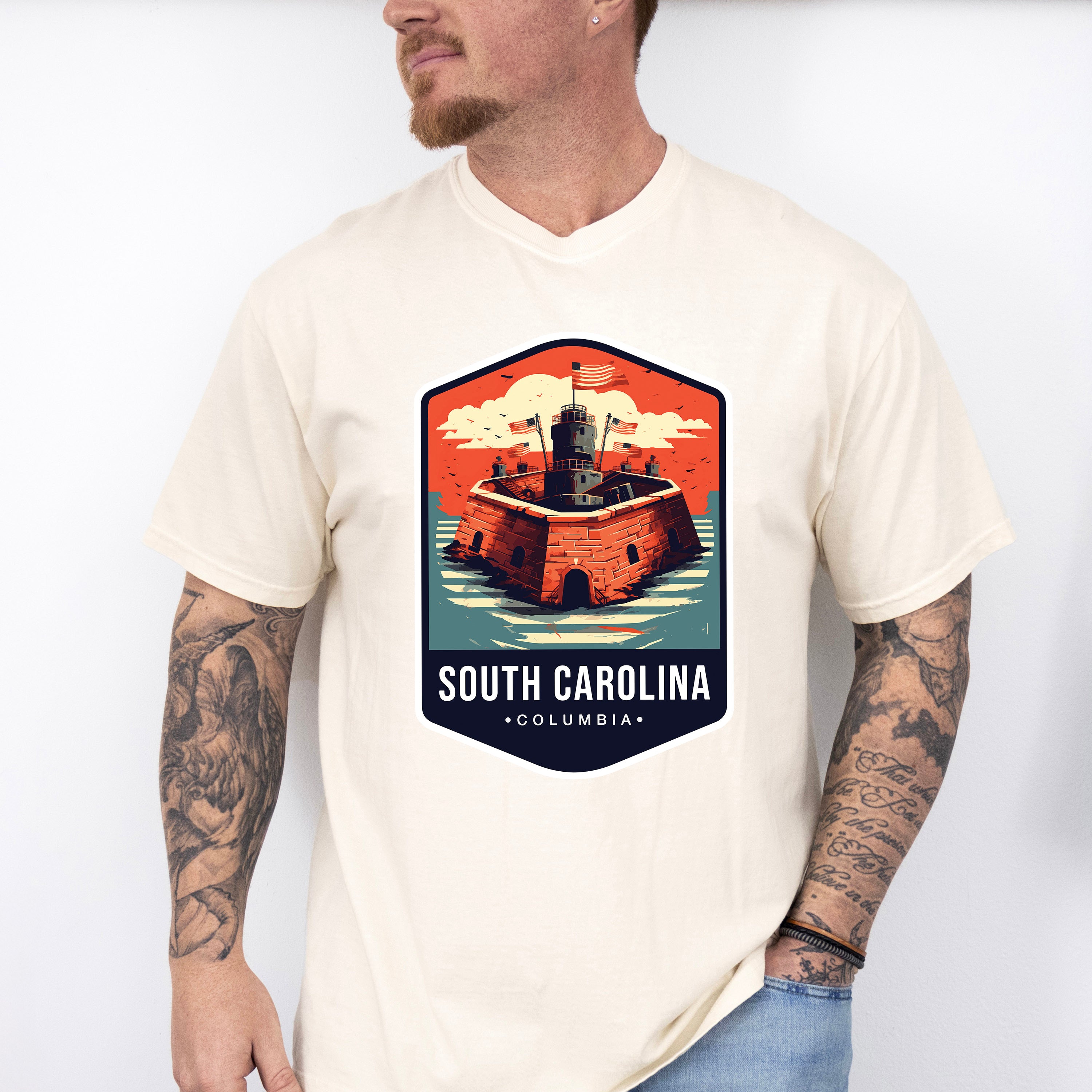 South Carolina Columbia - States &amp; Cities Unisex Crewneck T-Shirt Sweatshirt Hoodie
