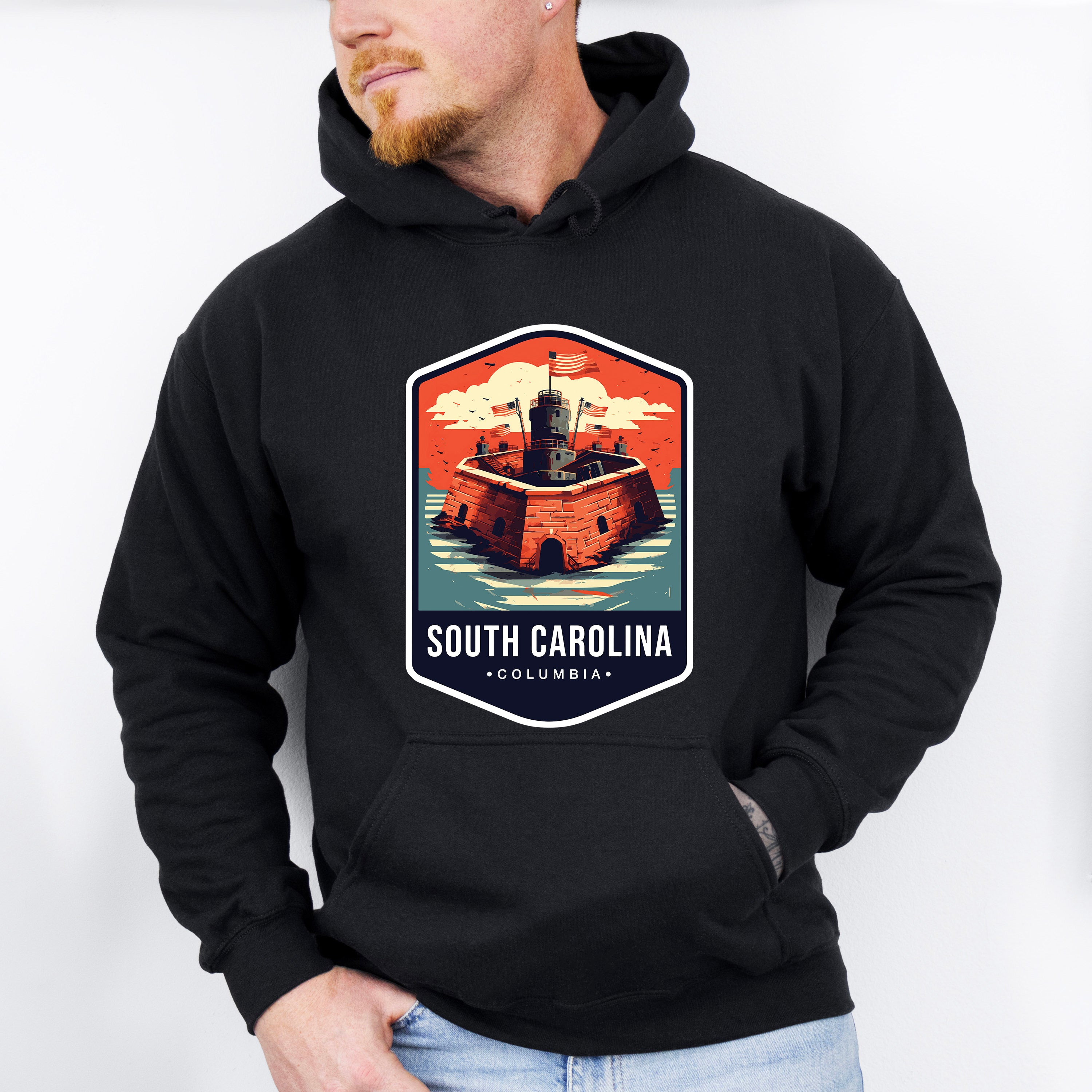 South Carolina Columbia - States &amp; Cities Unisex Crewneck T-Shirt Sweatshirt Hoodie
