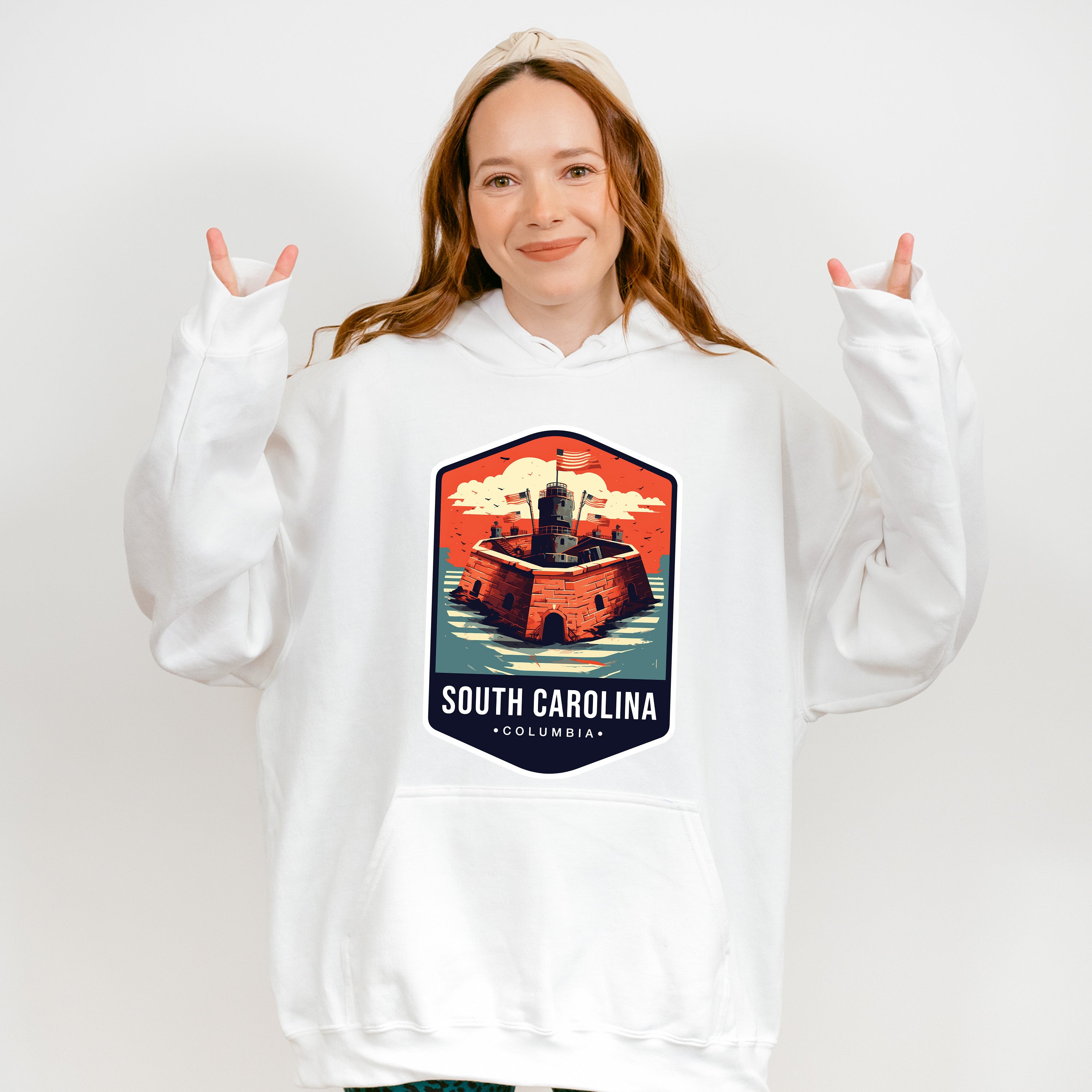 South Carolina Columbia - States &amp; Cities Unisex Crewneck T-Shirt Sweatshirt Hoodie