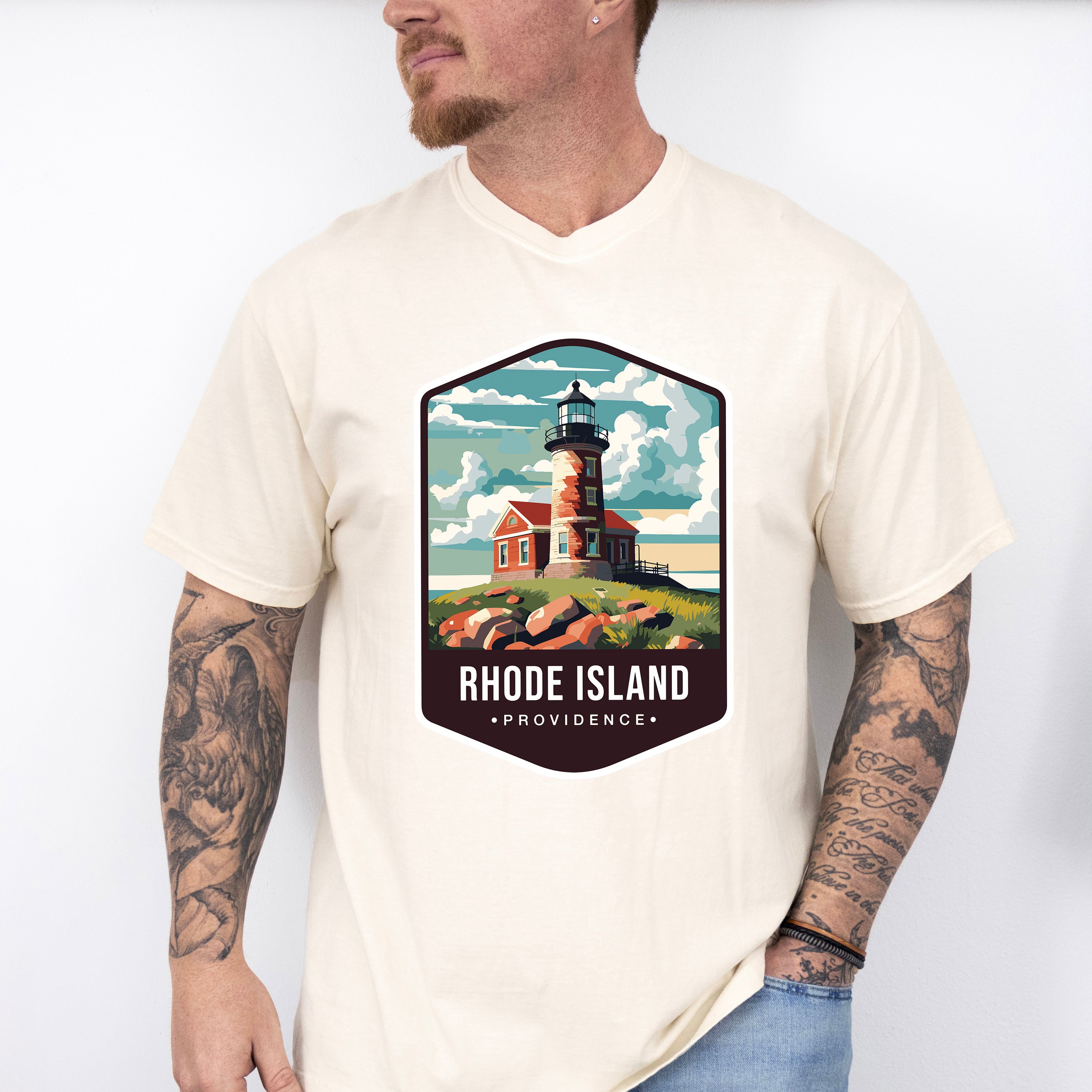 Rhode Island Providence - States &amp; Cities Unisex Crewneck T-Shirt Sweatshirt Hoodie