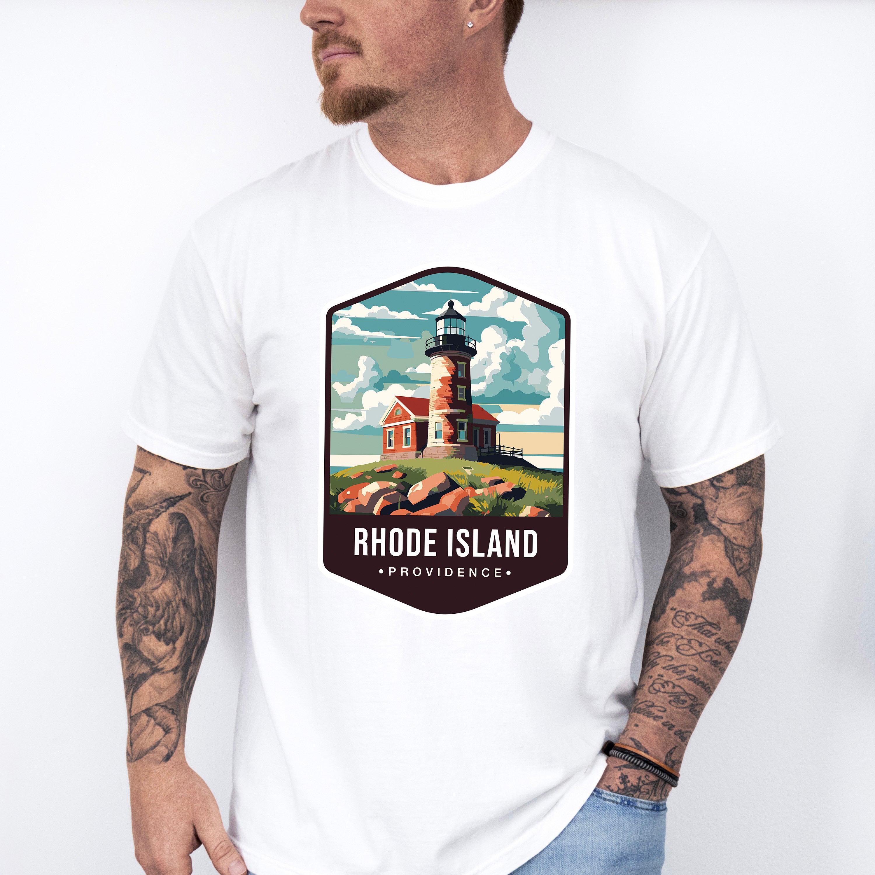 Rhode Island Providence - States &amp; Cities Unisex Crewneck T-Shirt Sweatshirt Hoodie