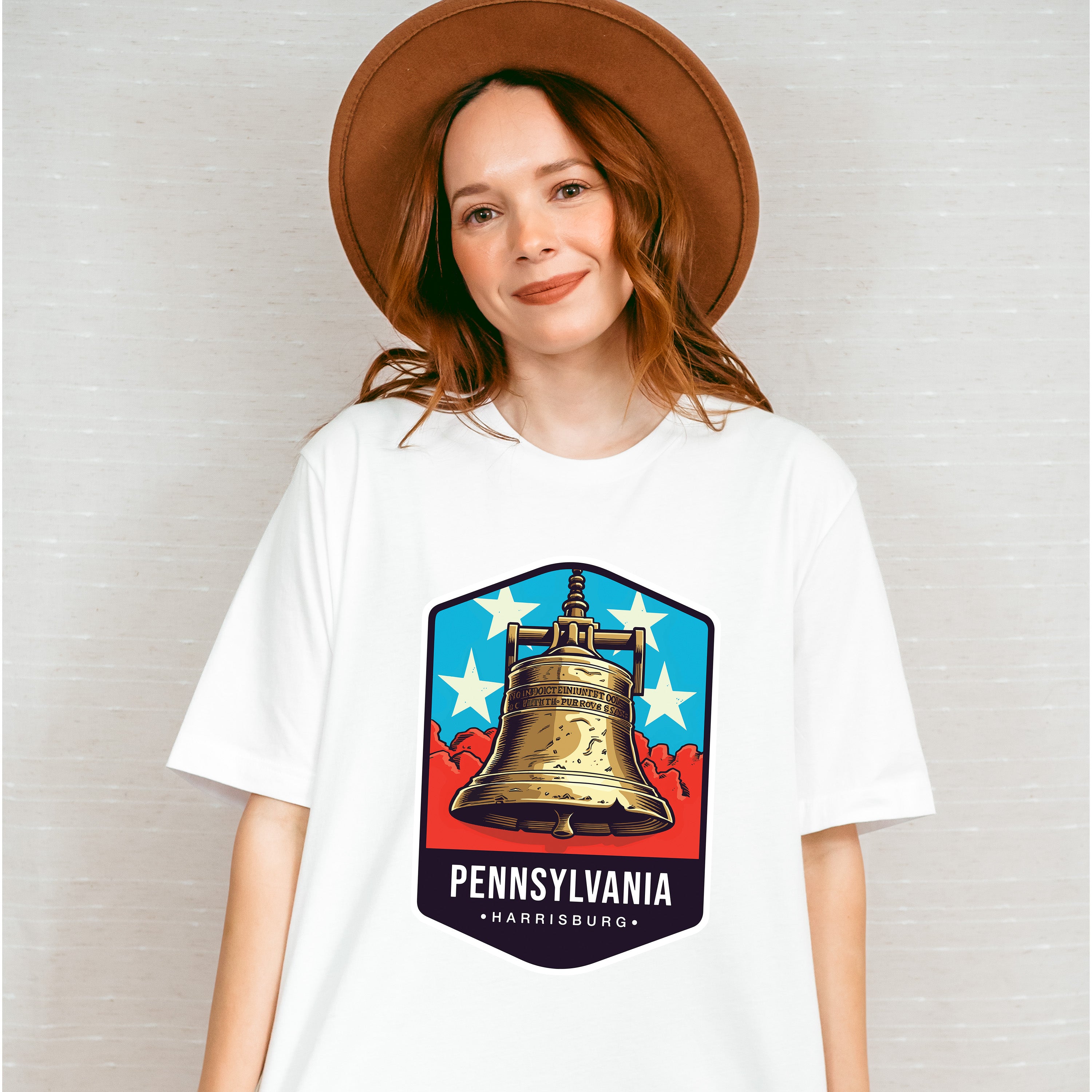 Pennsylvania Harrisburg - States &amp; Cities Unisex Crewneck T-Shirt Sweatshirt Hoodie