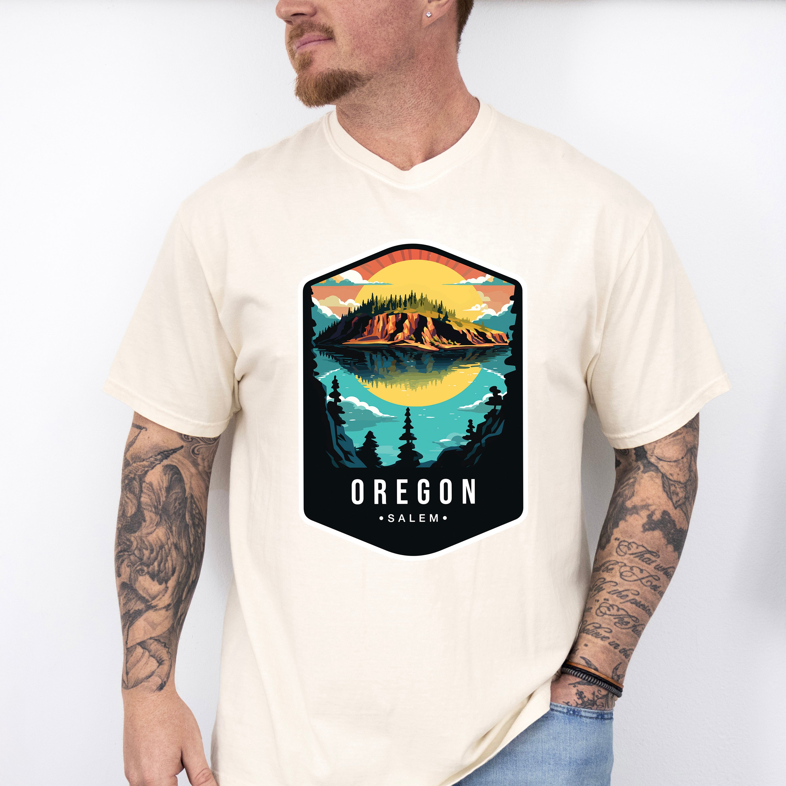Oregon Salem - States &amp; Cities Unisex Crewneck T-Shirt Sweatshirt Hoodie