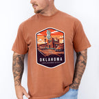 Oklahoma, Oklahoma City - States & Cities Unisex Crewneck T-Shirt Sweatshirt Hoodie