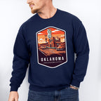 Oklahoma, Oklahoma City - States & Cities Unisex Crewneck T-Shirt Sweatshirt Hoodie