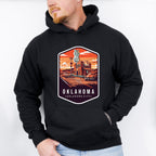 Oklahoma, Oklahoma City - States & Cities Unisex Crewneck T-Shirt Sweatshirt Hoodie