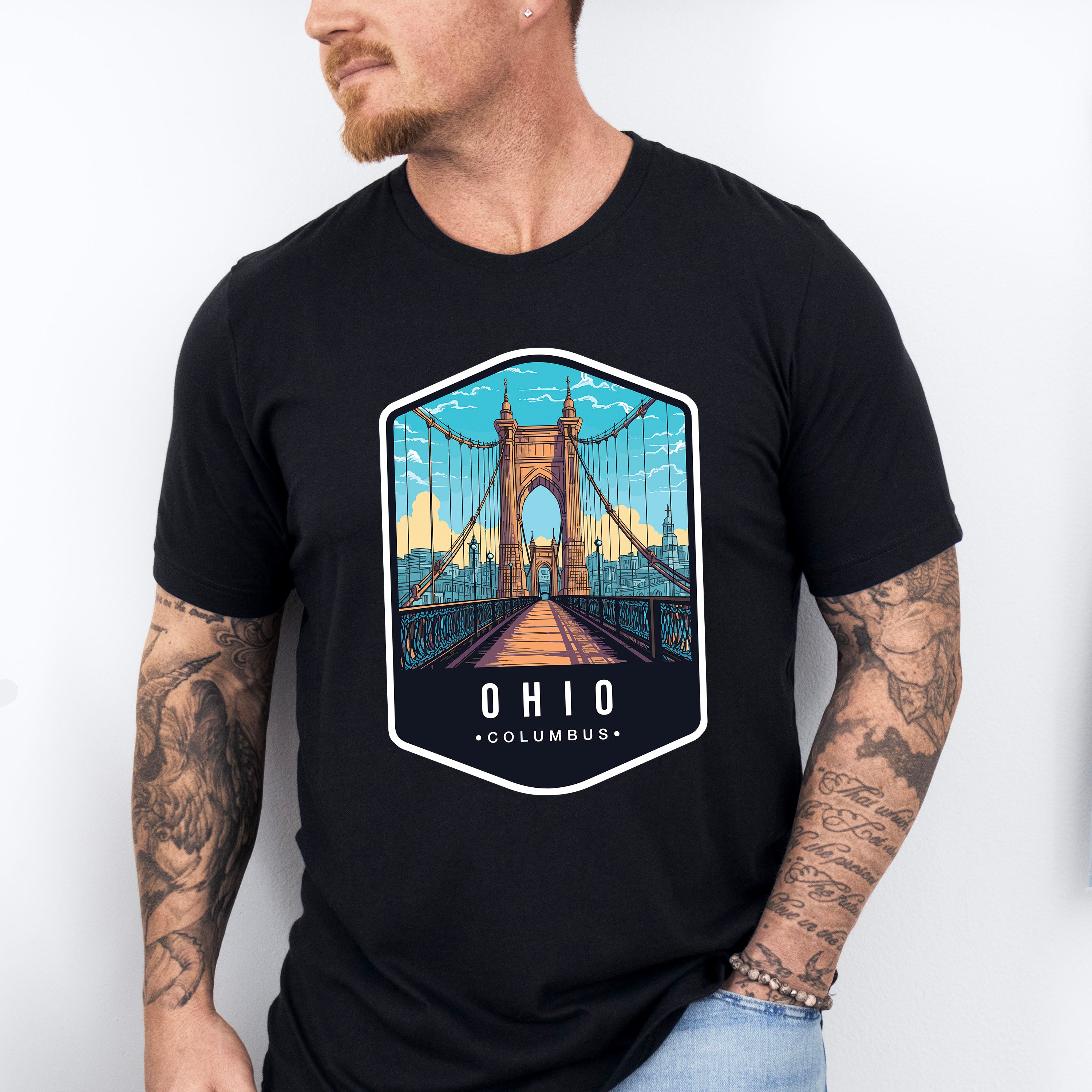 Ohio Columbus - States &amp; Cities Unisex Crewneck T-Shirt Sweatshirt Hoodie