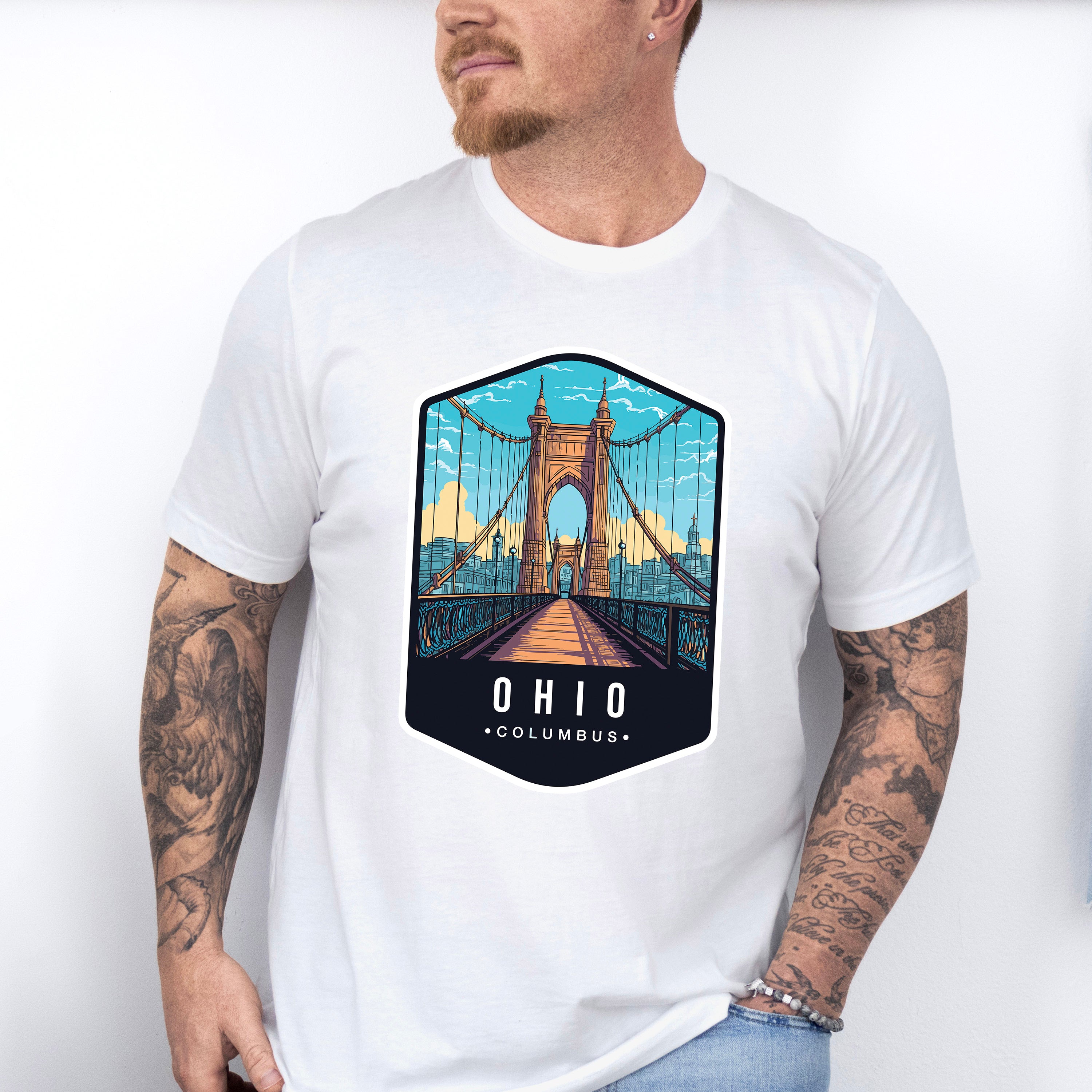 Ohio Columbus - States &amp; Cities Unisex Crewneck T-Shirt Sweatshirt Hoodie