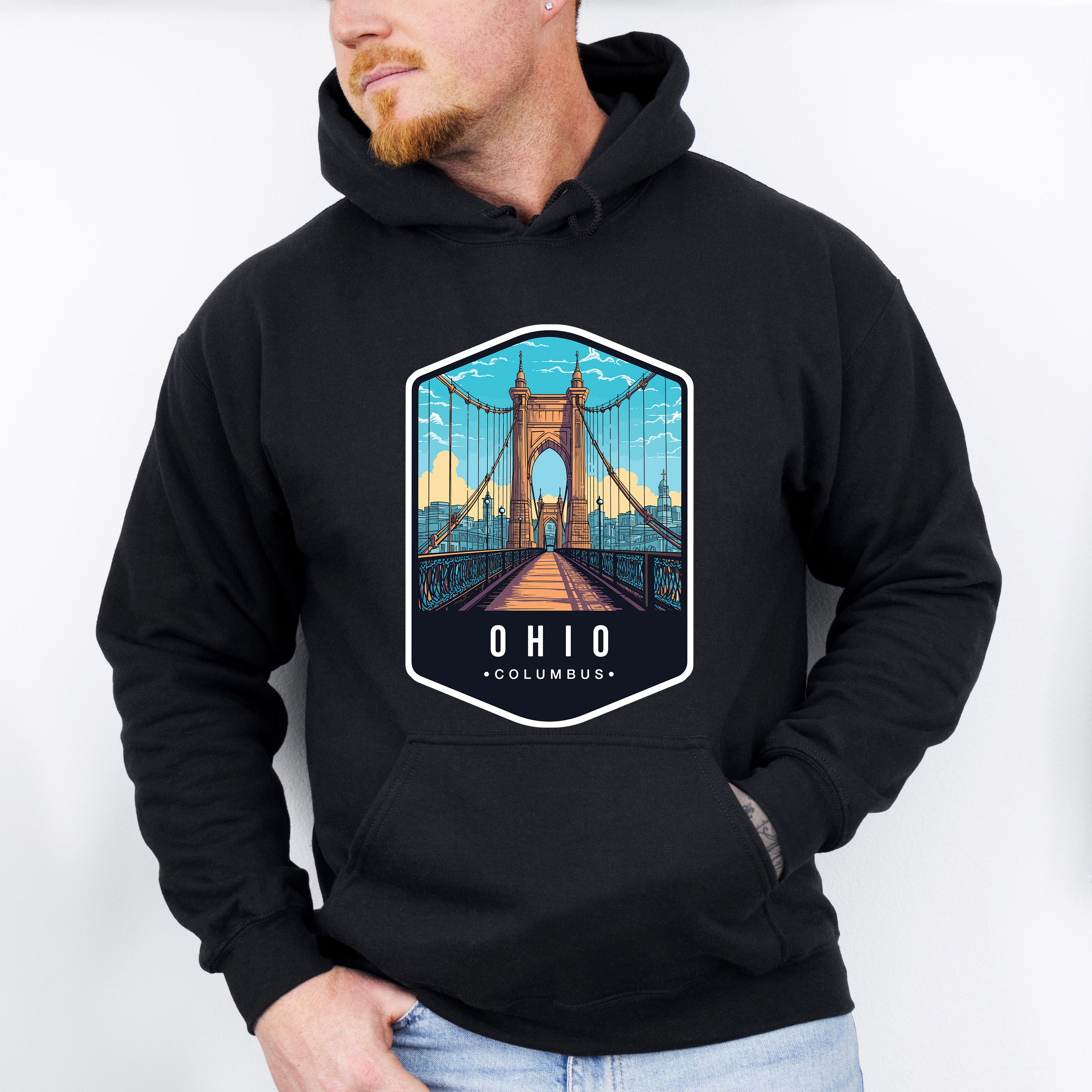 Ohio Columbus - States &amp; Cities Unisex Crewneck T-Shirt Sweatshirt Hoodie