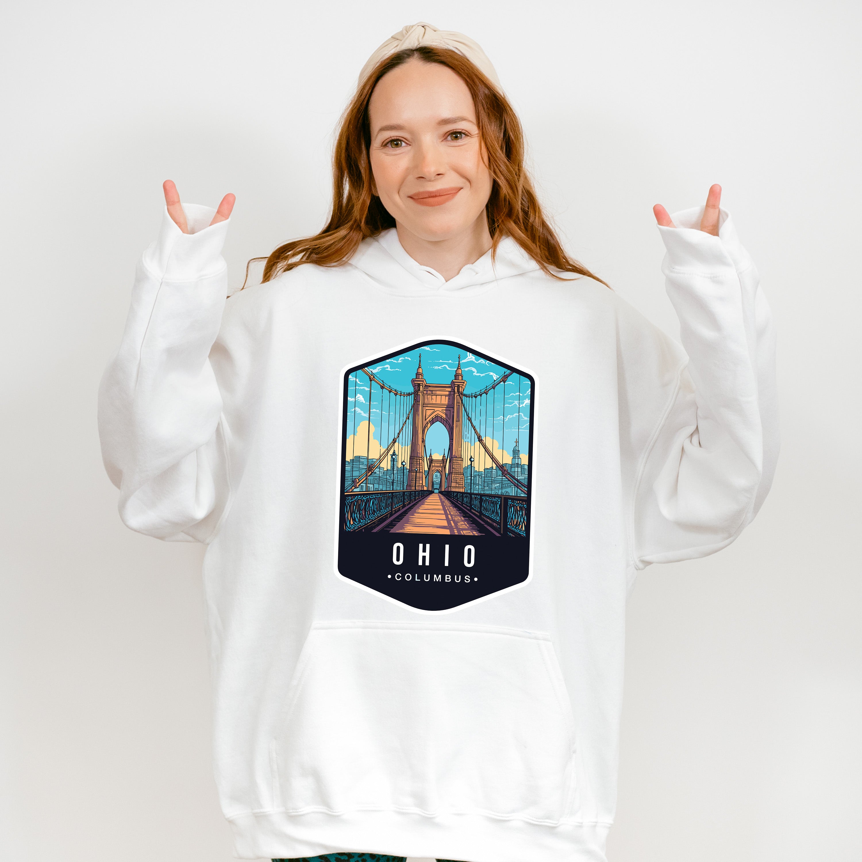 Ohio Columbus - States &amp; Cities Unisex Crewneck T-Shirt Sweatshirt Hoodie