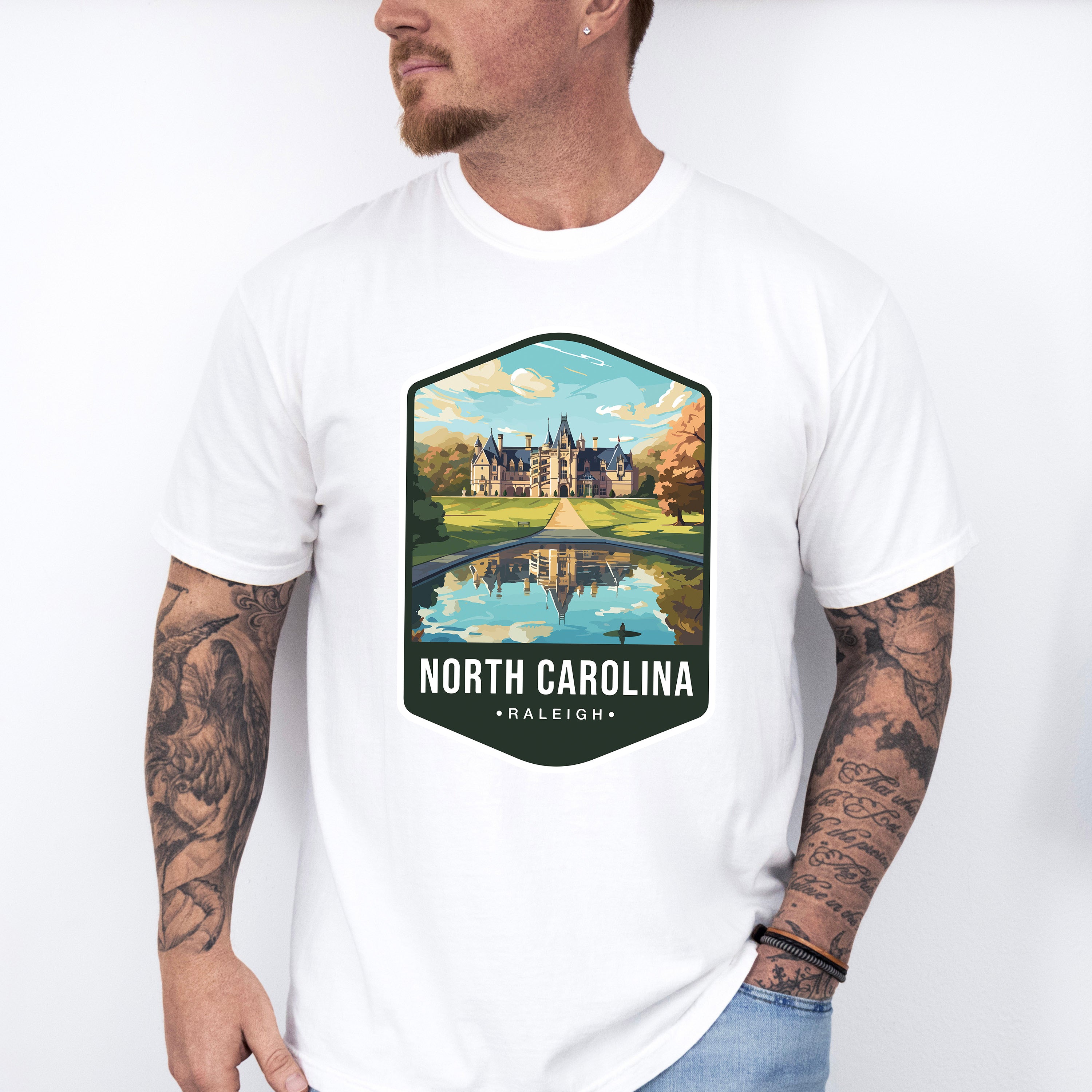 North Carolina Raleigh - States &amp; Cities Unisex Crewneck T-Shirt Sweatshirt Hoodie