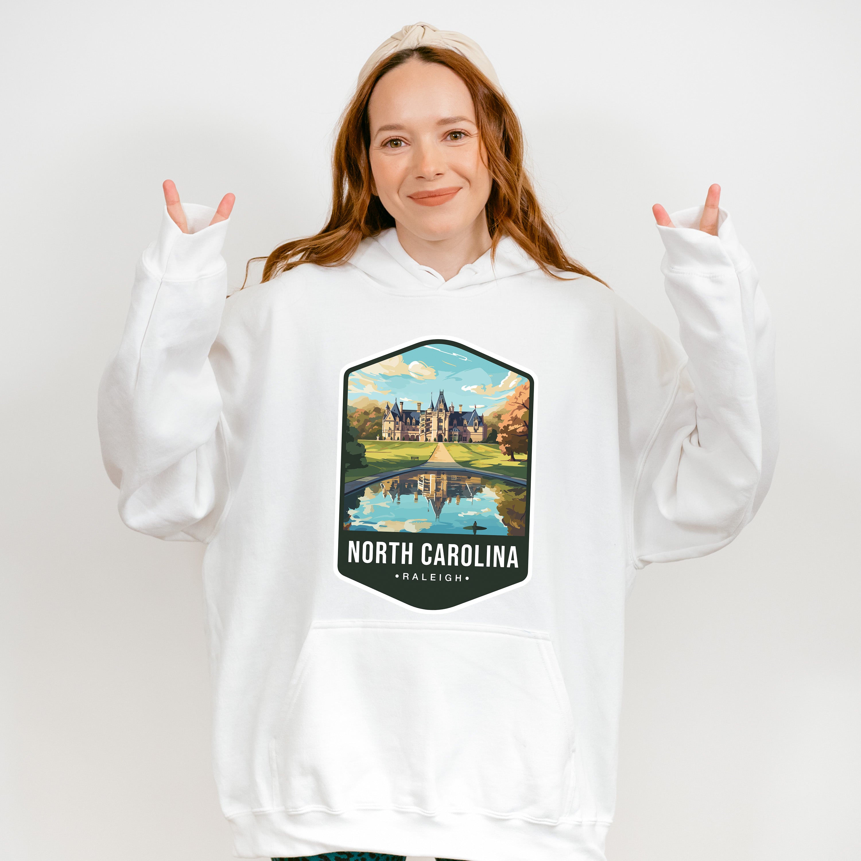 North Carolina Raleigh - States &amp; Cities Unisex Crewneck T-Shirt Sweatshirt Hoodie