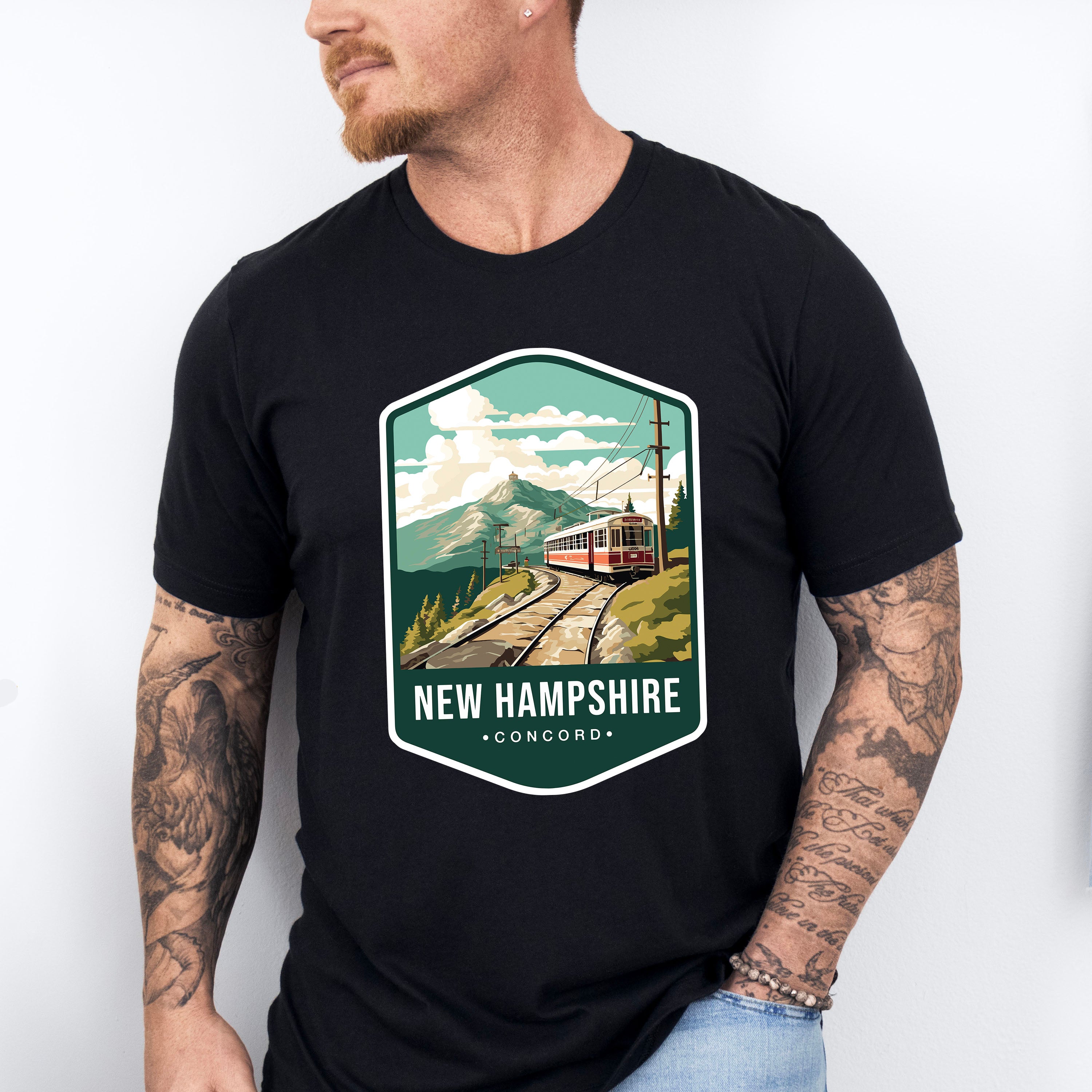 New Hampshire Concord - States &amp; Cities Unisex Crewneck T-Shirt Sweatshirt Hoodie