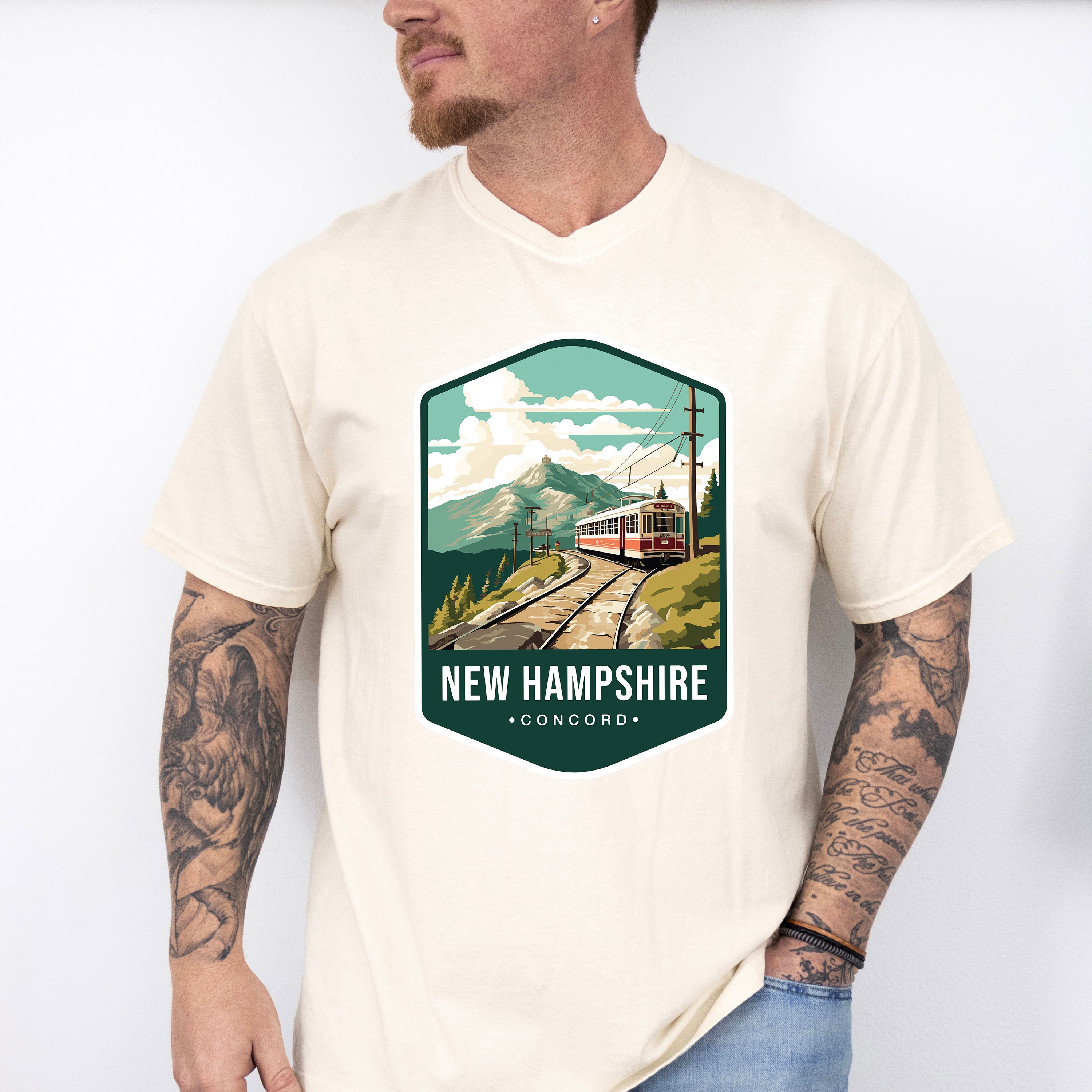 New Hampshire Concord - States &amp; Cities Unisex Crewneck T-Shirt Sweatshirt Hoodie
