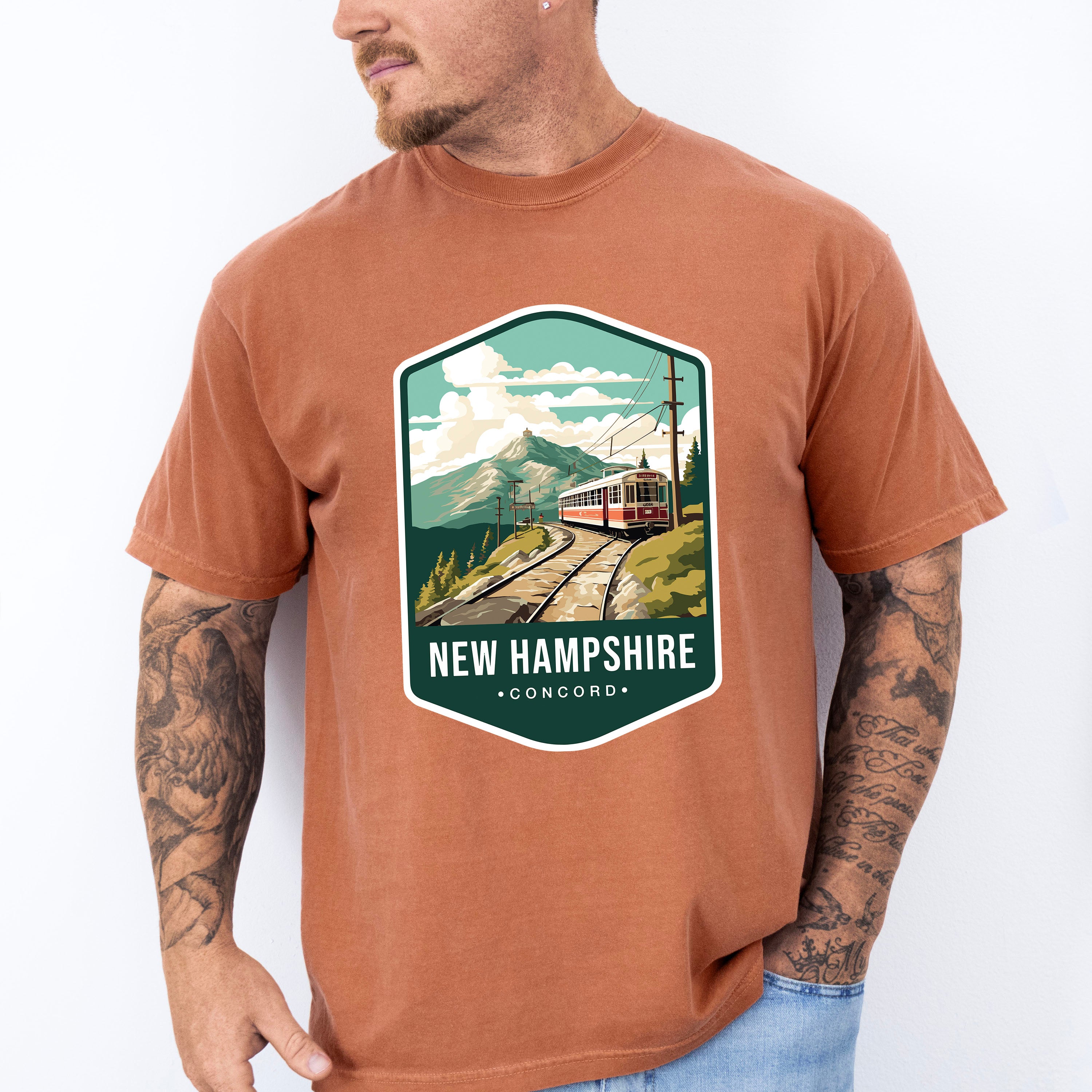 New Hampshire Concord - States &amp; Cities Unisex Crewneck T-Shirt Sweatshirt Hoodie