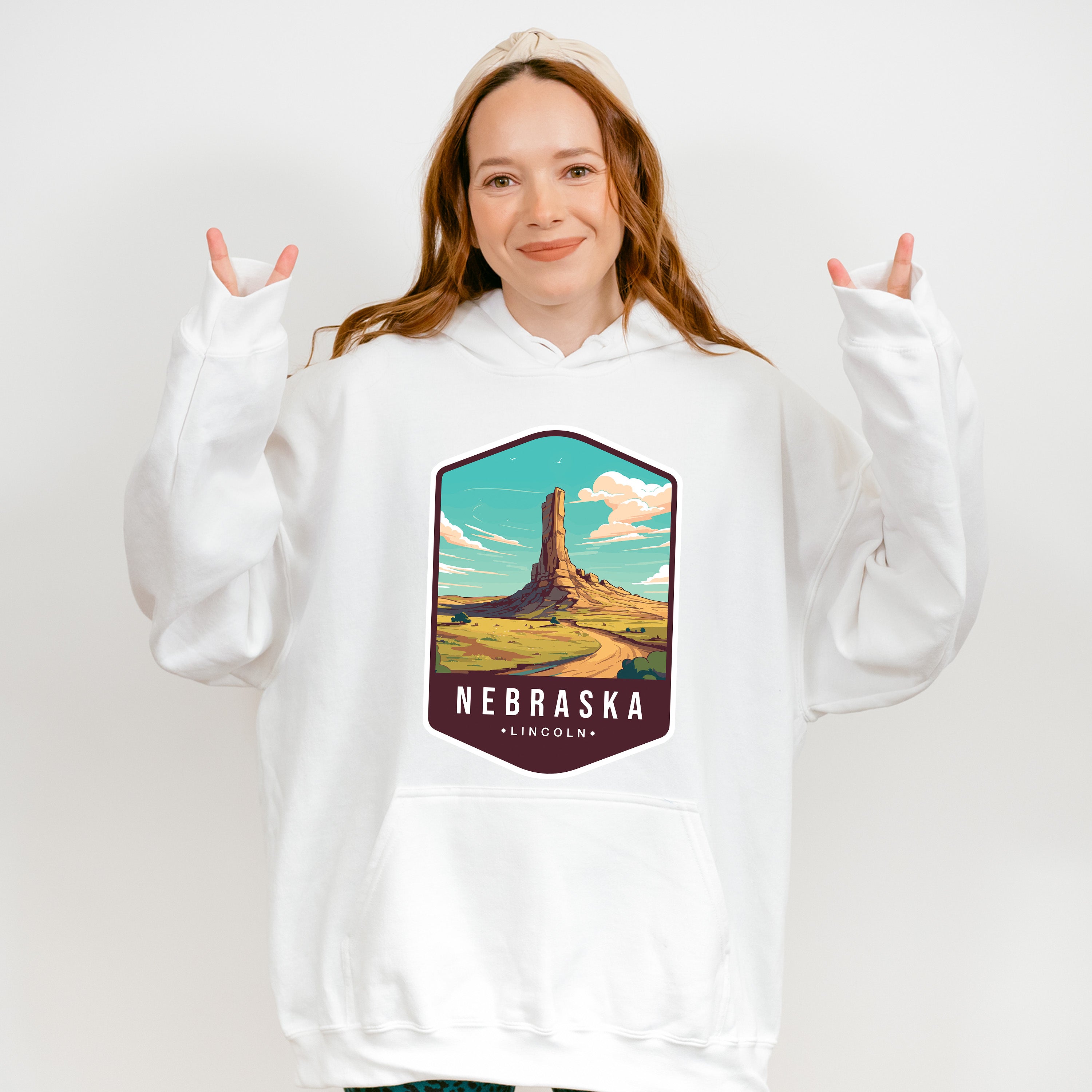 Nebraska Lincoln - States &amp; Cities Unisex Crewneck T-Shirt Sweatshirt Hoodie