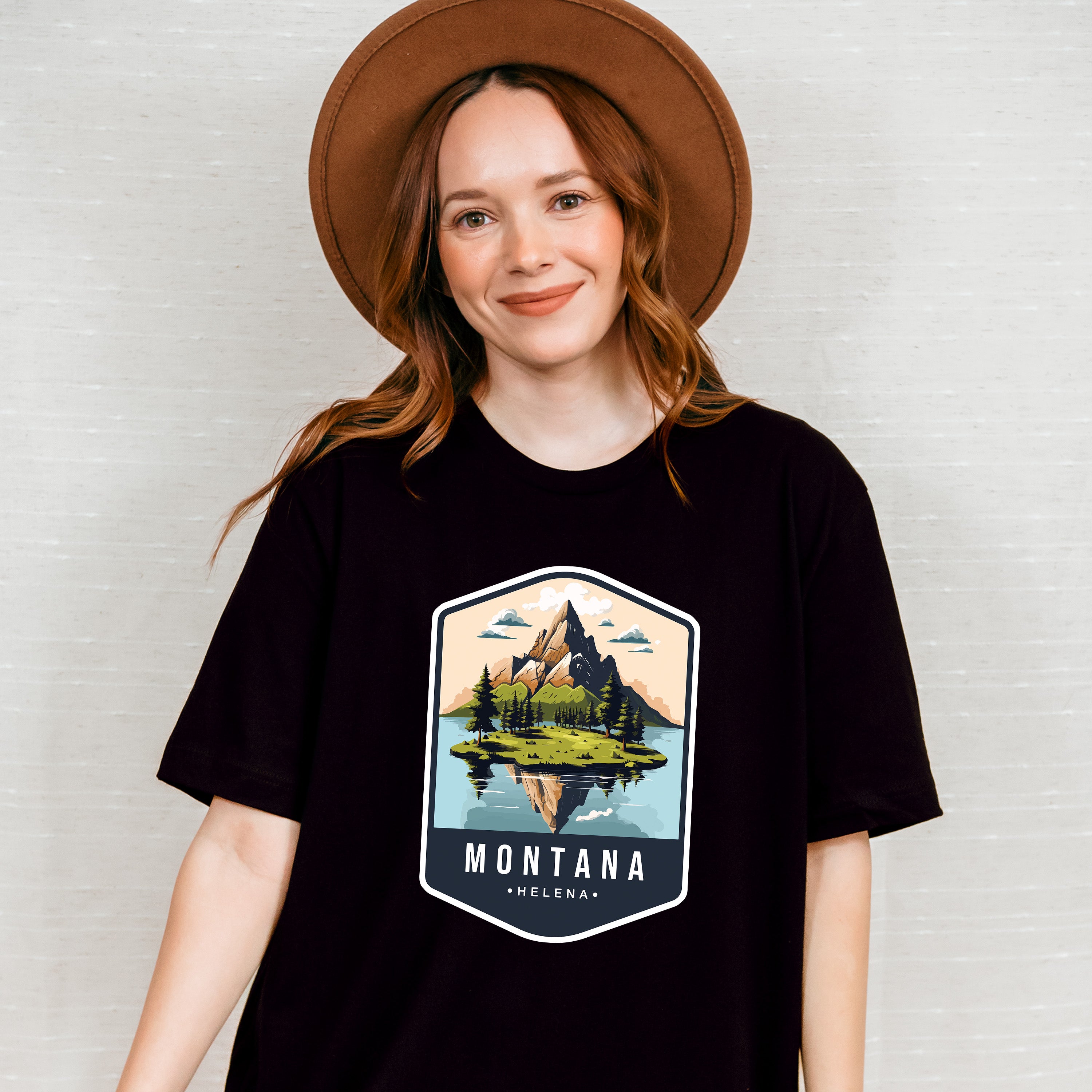 Montana Helena - States &amp; Cities Unisex Crewneck T-Shirt Sweatshirt Hoodie