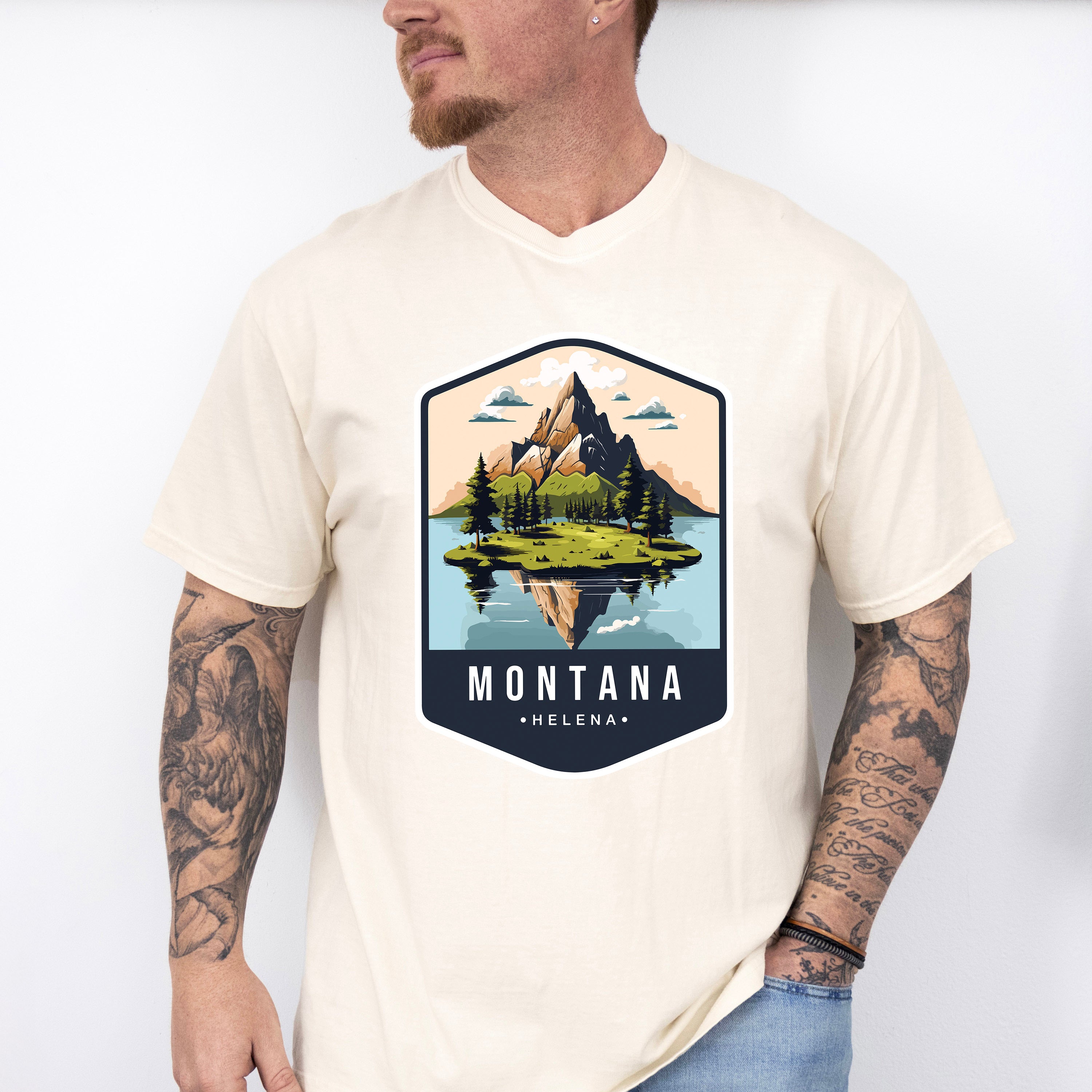 Montana Helena - States &amp; Cities Unisex Crewneck T-Shirt Sweatshirt Hoodie