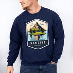 Montana Helena - States & Cities Unisex Crewneck T-Shirt Sweatshirt Hoodie