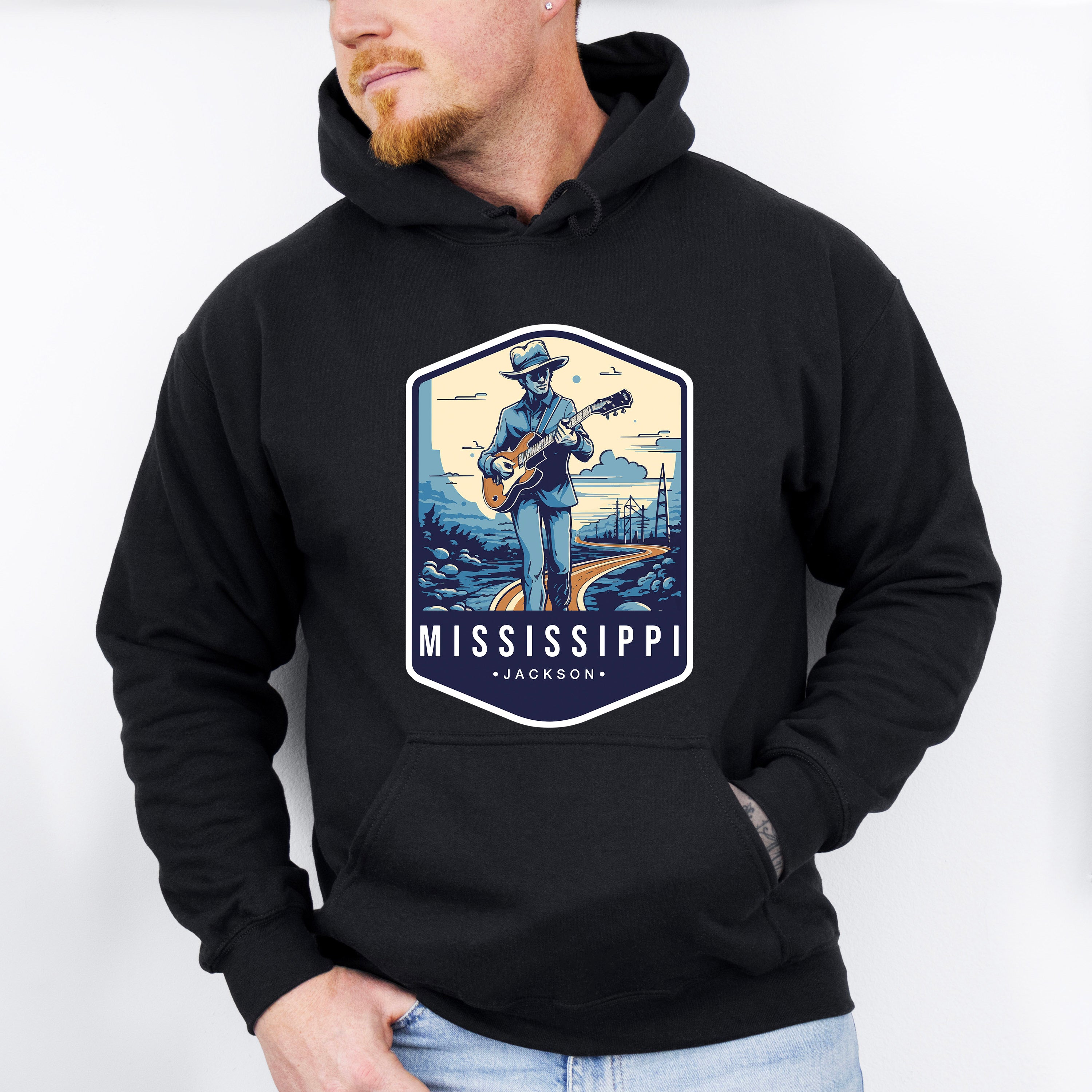 Mississippi Jackson - States &amp; Cities Unisex Crewneck T-Shirt Sweatshirt Hoodie