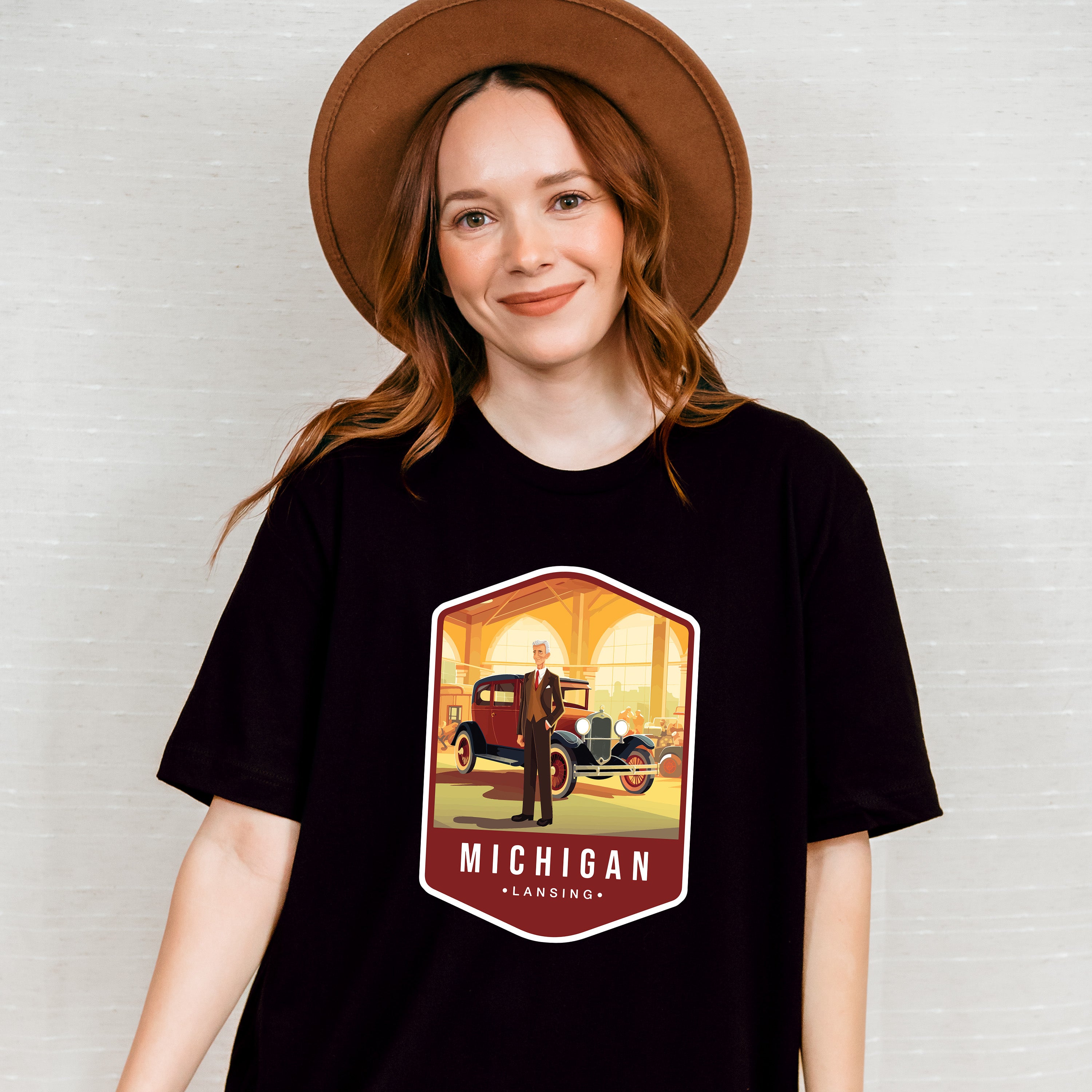 Michigan Lansing - States &amp; Cities Unisex Crewneck T-Shirt Sweatshirt Hoodie