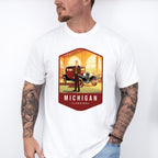 Michigan Lansing - States & Cities Unisex Crewneck T-Shirt Sweatshirt Hoodie