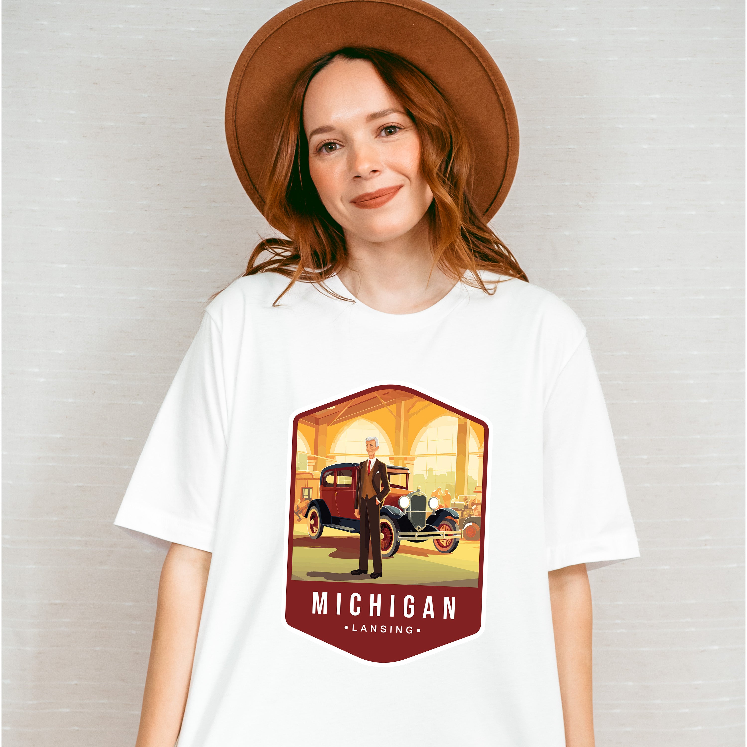 Michigan Lansing - States &amp; Cities Unisex Crewneck T-Shirt Sweatshirt Hoodie