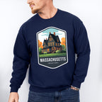 Massachusetts Boston - States & Cities Unisex Crewneck T-Shirt Sweatshirt Hoodie
