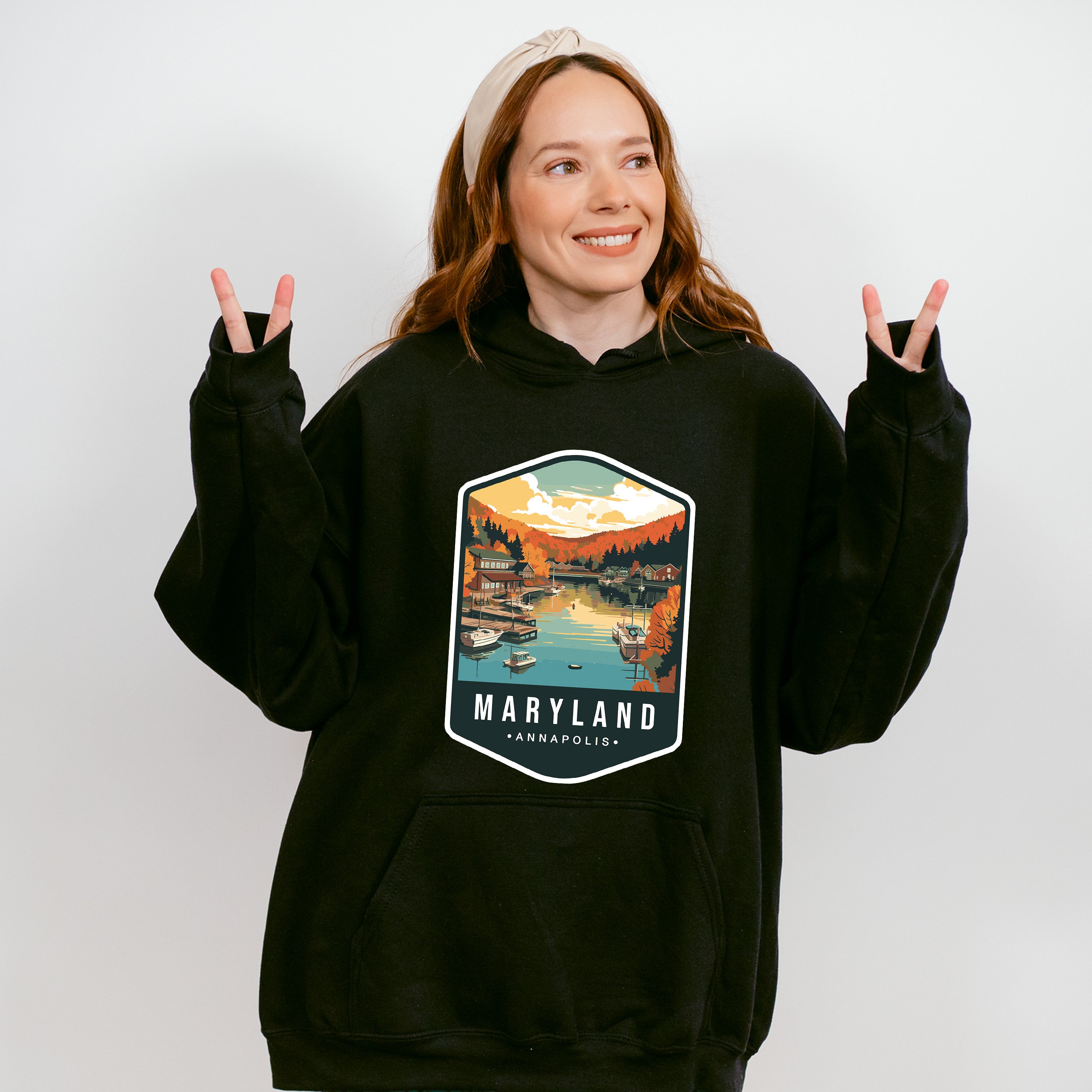 Maryland Annapolis - States &amp; Cities Unisex Crewneck T-Shirt Sweatshirt Hoodie