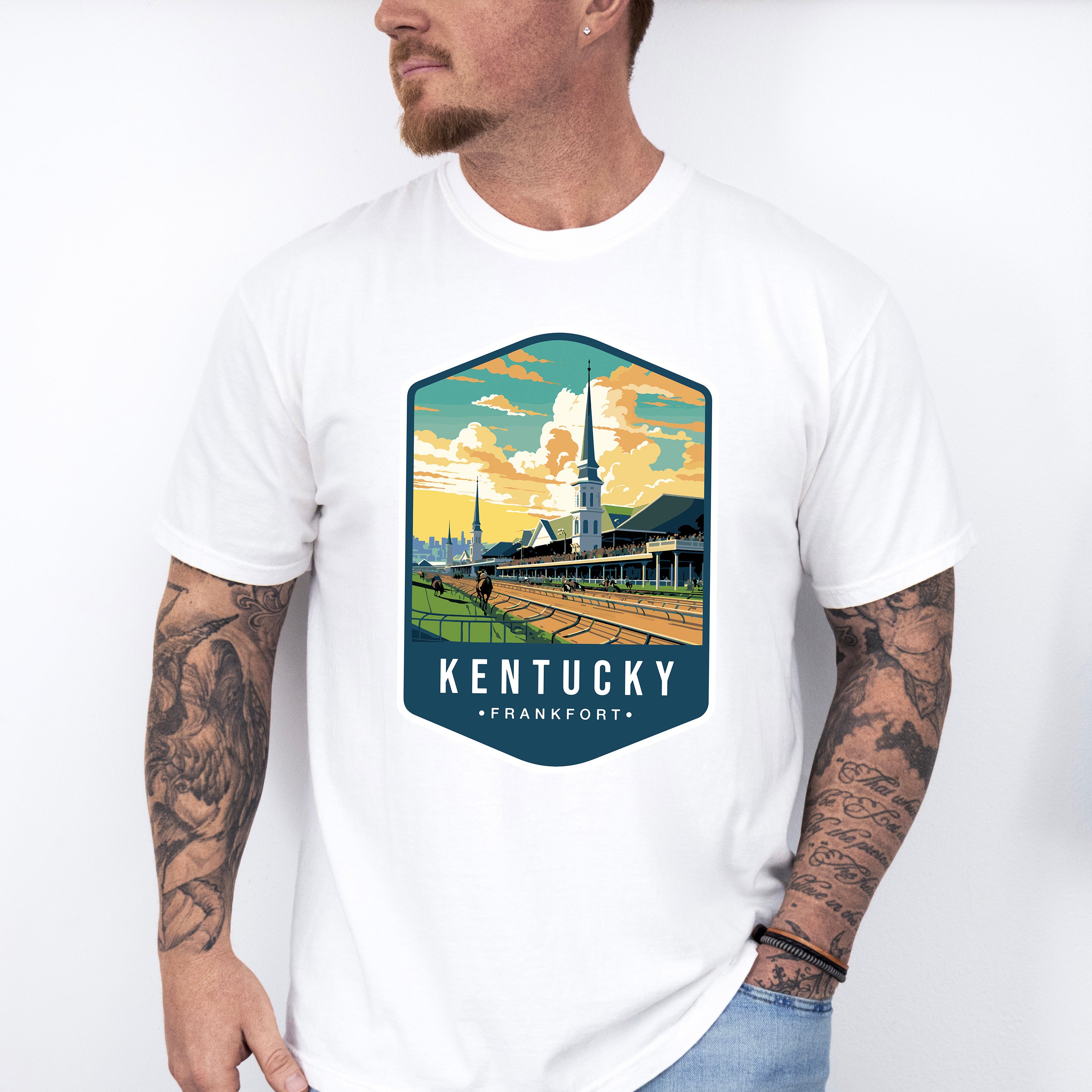 Kentucky Frankfort - States &amp; Cities Unisex Crewneck T-Shirt Sweatshirt Hoodie