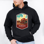 Kansas Topeka - States & Cities Unisex Crewneck T-Shirt Sweatshirt Hoodie