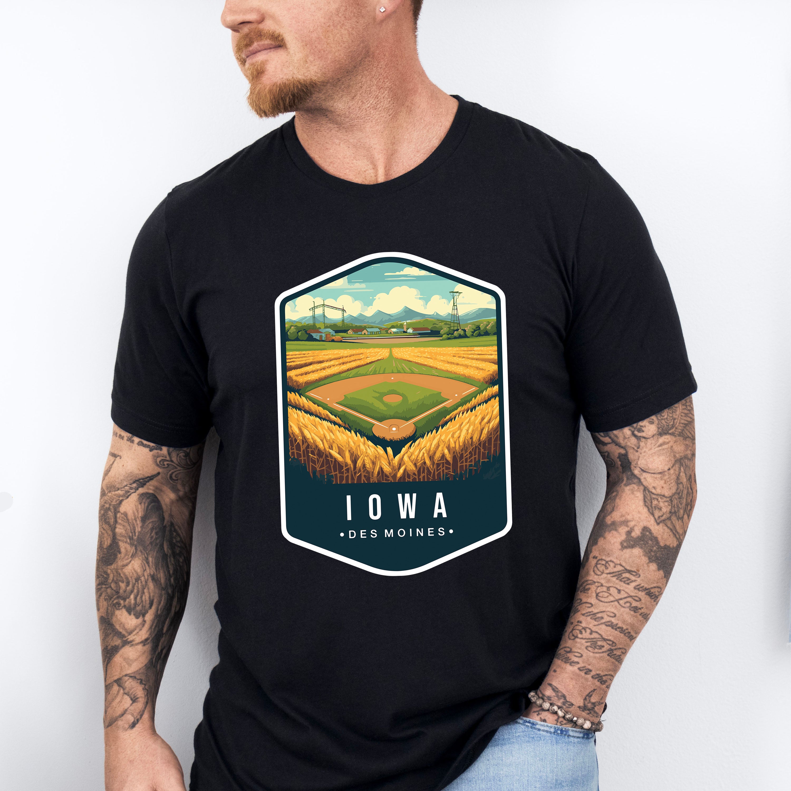 Iowa Des Moines - States &amp; Cities Unisex Crewneck T-Shirt Sweatshirt Hoodie