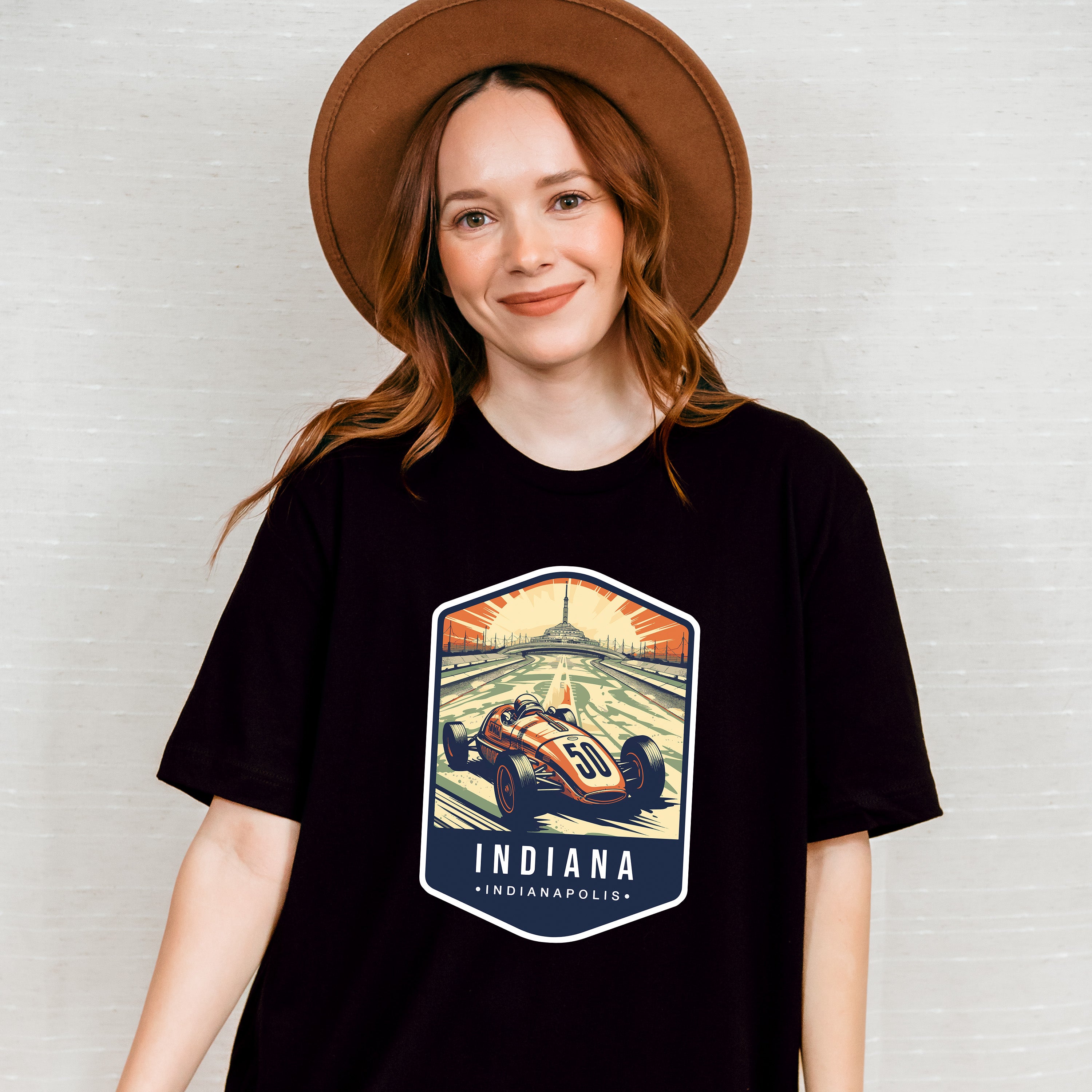 Indiana, Indianapolis - States &amp; Cities Unisex Crewneck T-Shirt Sweatshirt Hoodie